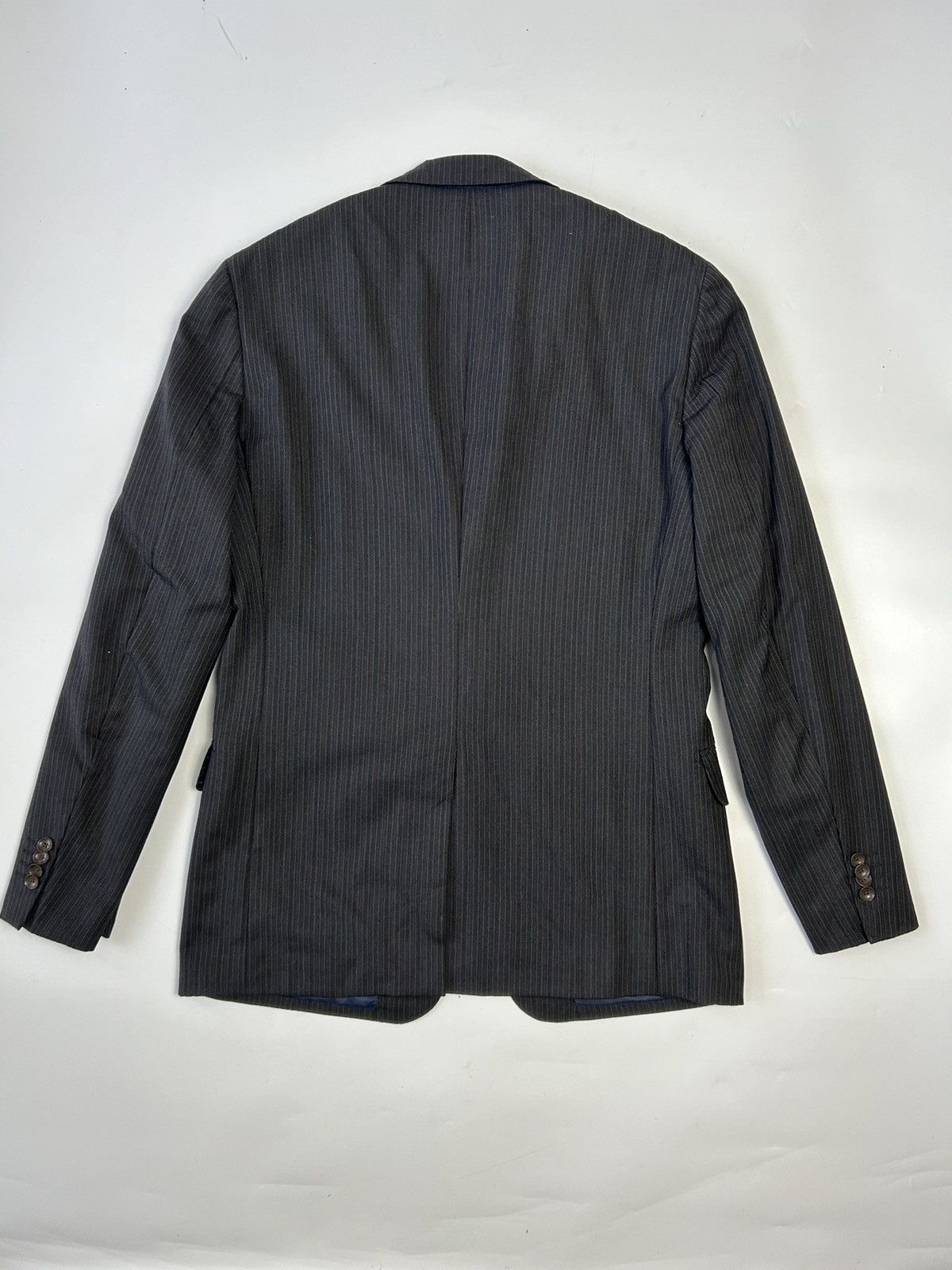 PERSON'S PERSON’S FOR MEN STRIPED COTTON BLAZER Size 38R - 3 Thumbnail