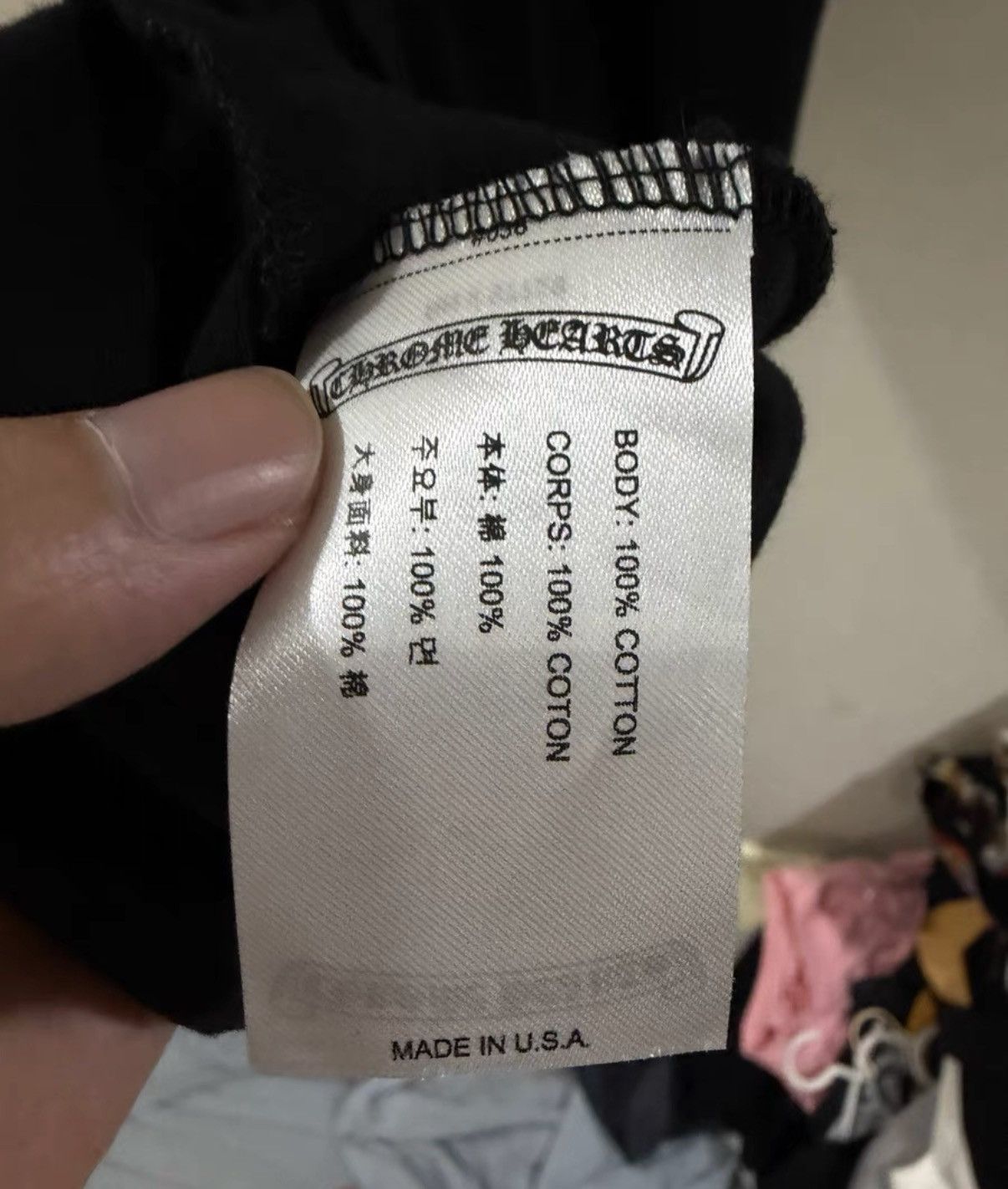 Chrome Hearts Chrome Hearts Neck Slogan Short Sleeve T-shirt Size US M / EU 48-50 / 2 - 3 Thumbnail