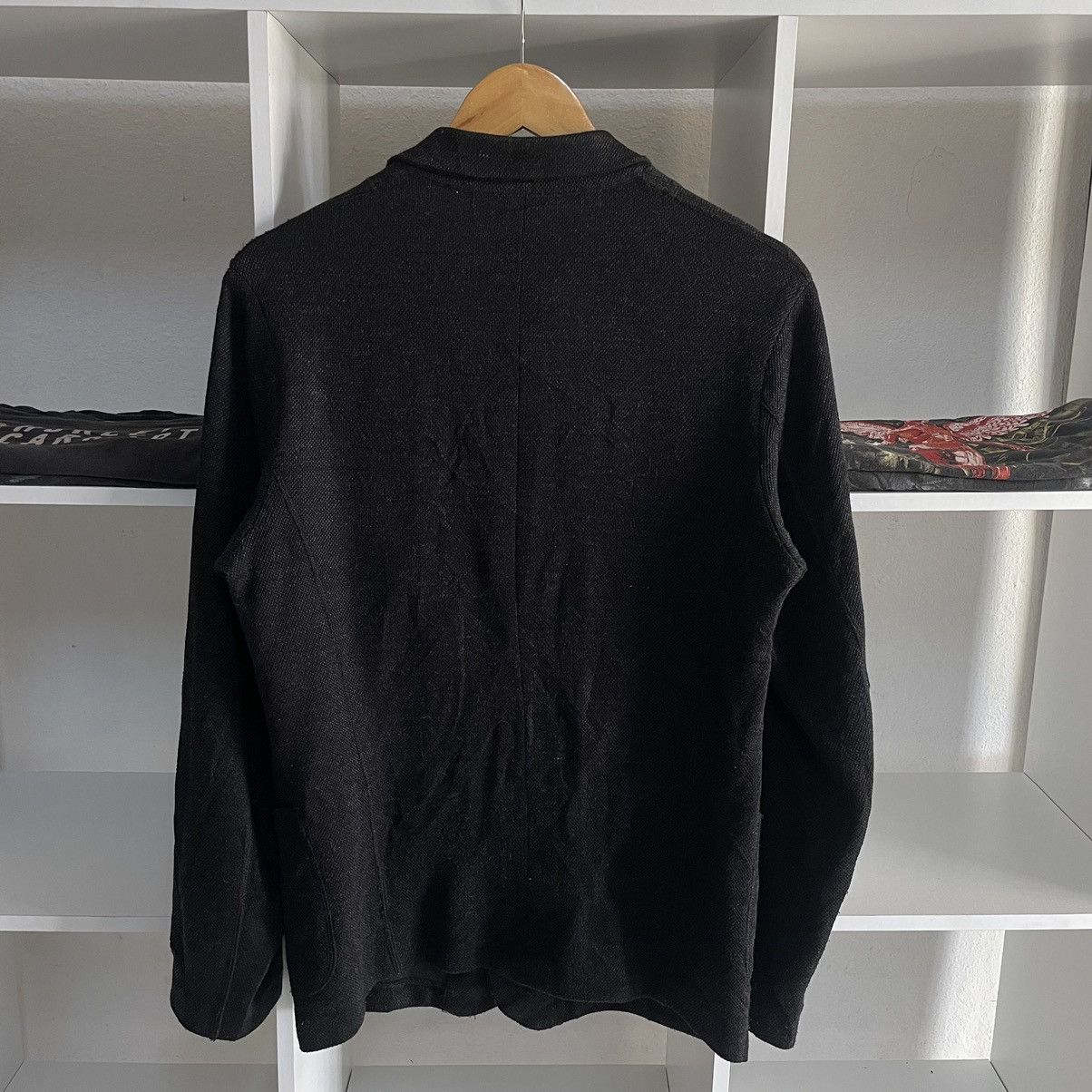 Kapital 🇯🇵 45rpm Black Wool Knit Blazer Jacket Kapital style Size US S / EU 44-46 / 1 - 17 Thumbnail