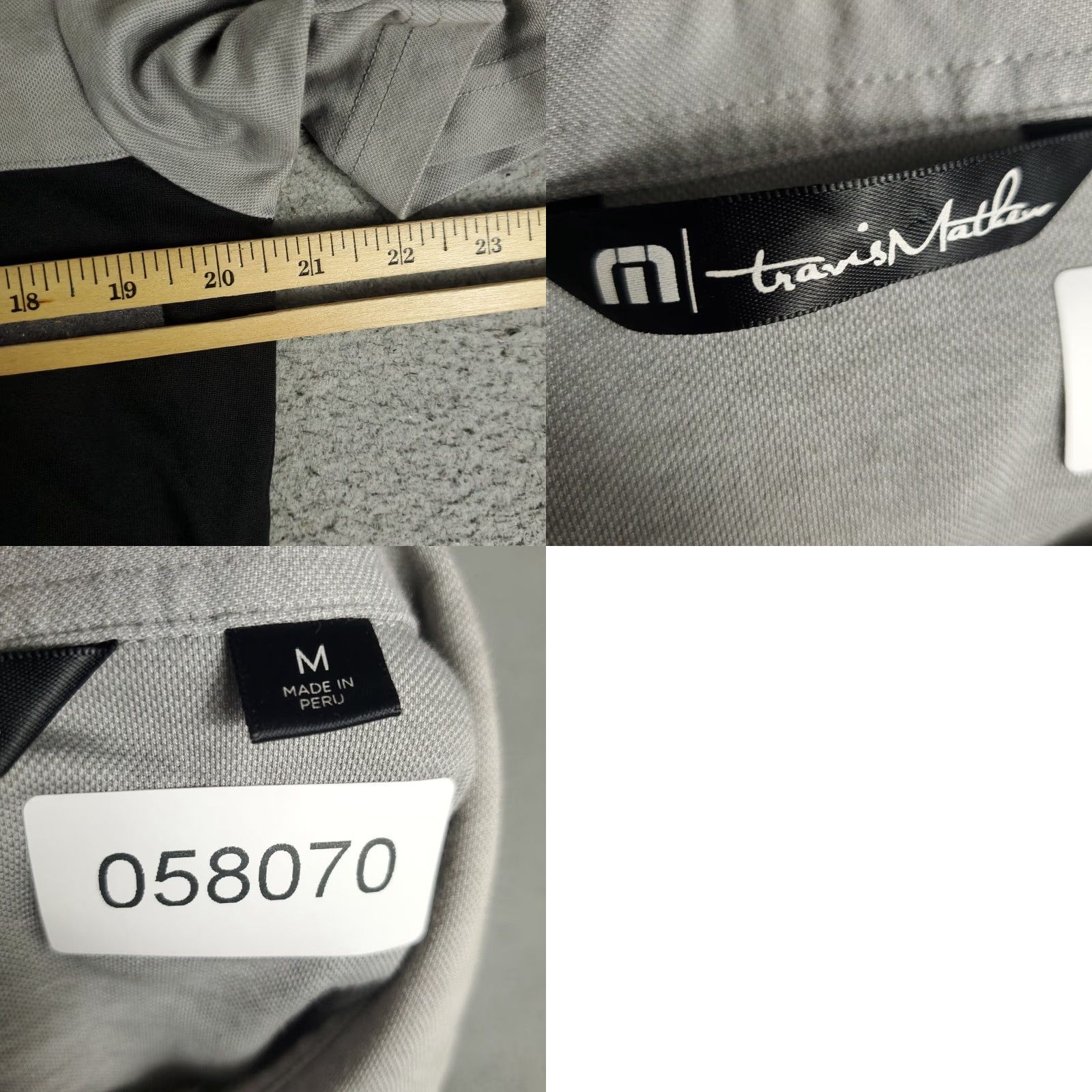 TravisMathew Travis Mathew Polo Shirt Mens M Gray World Series Poker Golf Short Sleeve Shirt Polo Pullover Sports N/A Size US M / EU 48-50 / 2 - 8 Thumbnail