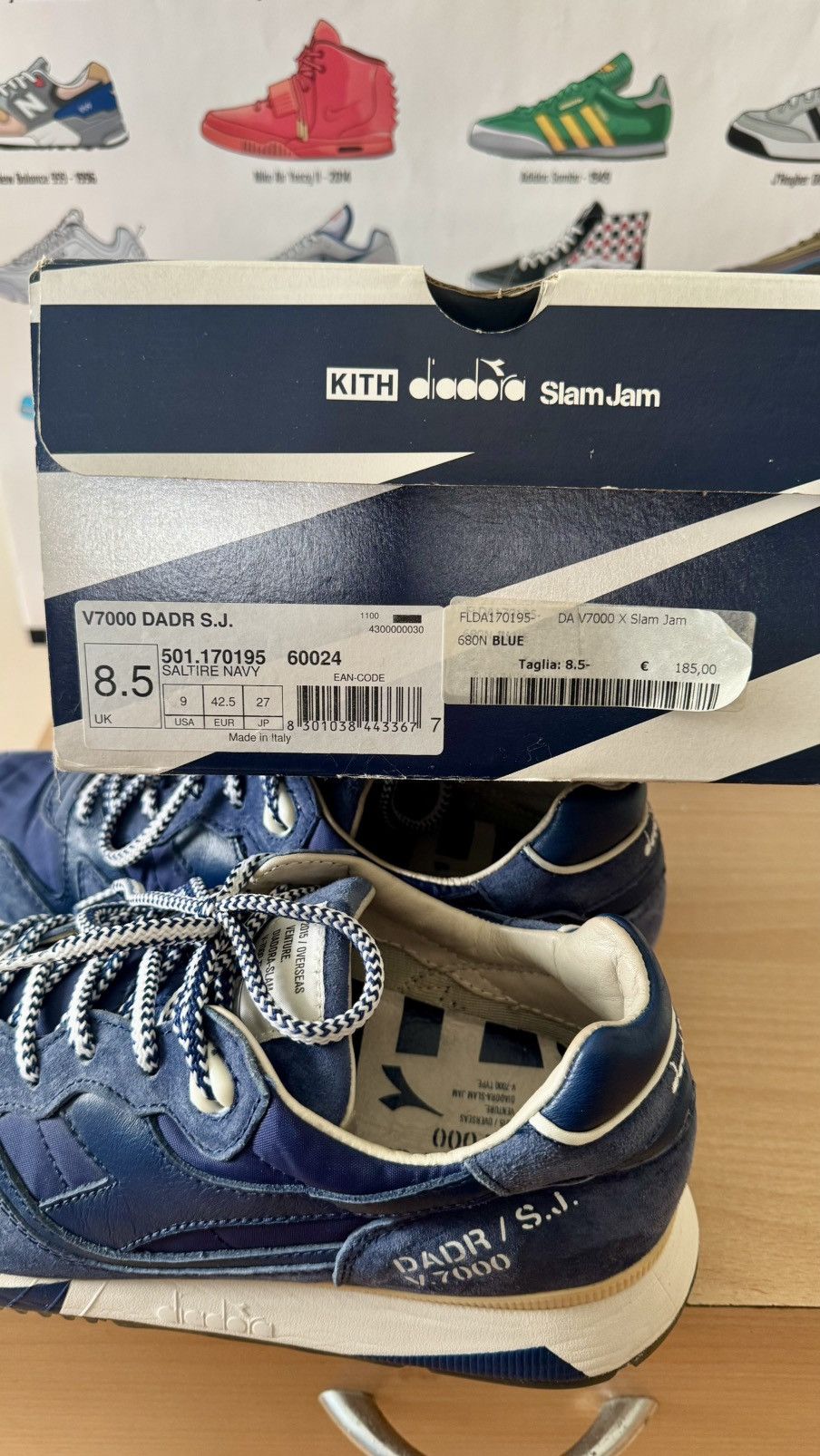 Diadora Diadora V7000 Slam Jam Size US 9 / EU 42 - 9 Thumbnail