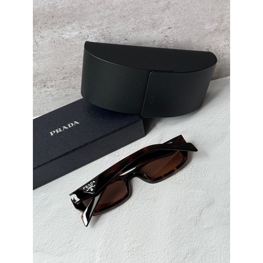 Prada NEW Prada PR B06S Sunglasses in Root Havana Brown $548 Size ONE SIZE - 2 Thumbnail