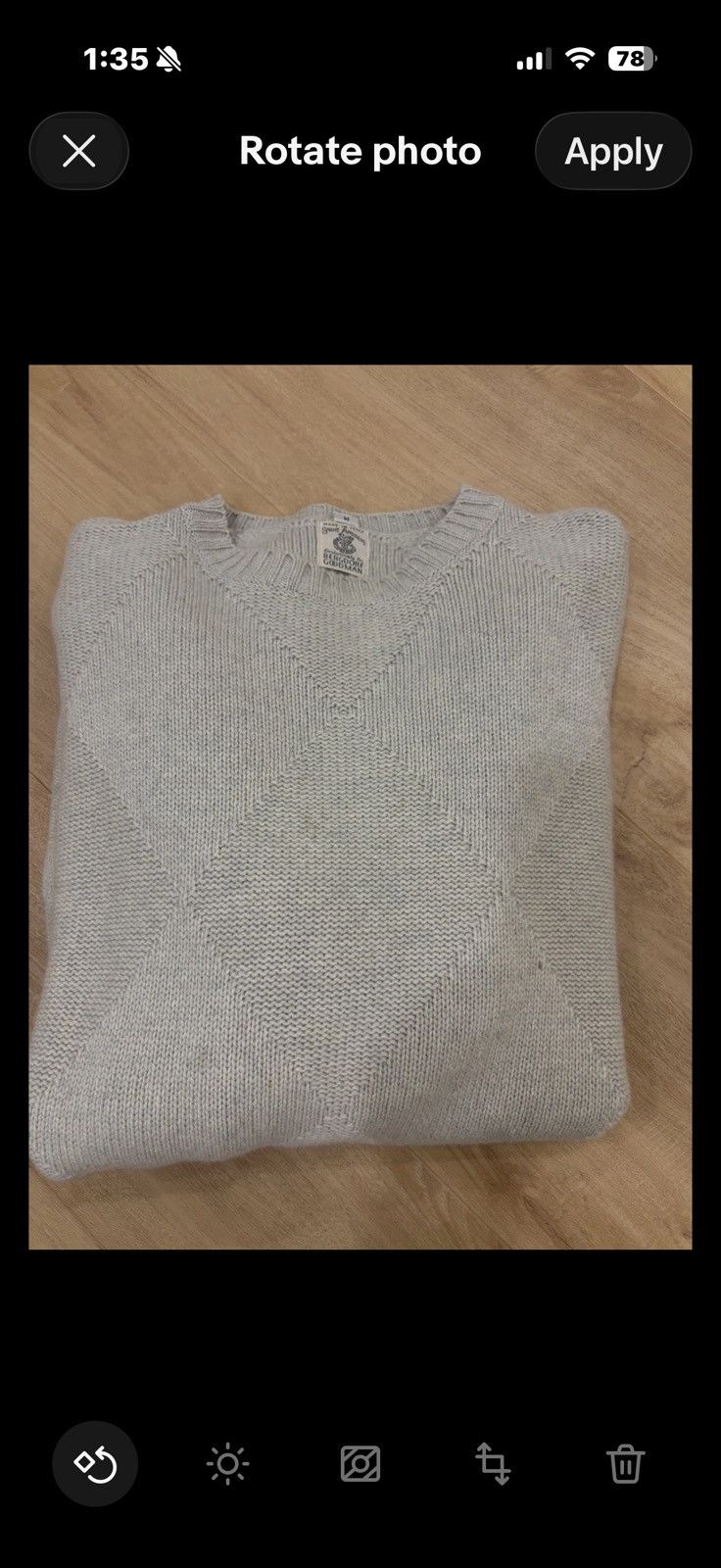 Bergdorf Goodman Saint Andrew/Bergdorf Goodman 100% cashmere sweater $990 Size US M / EU 48-50 / 2 - 5 Thumbnail