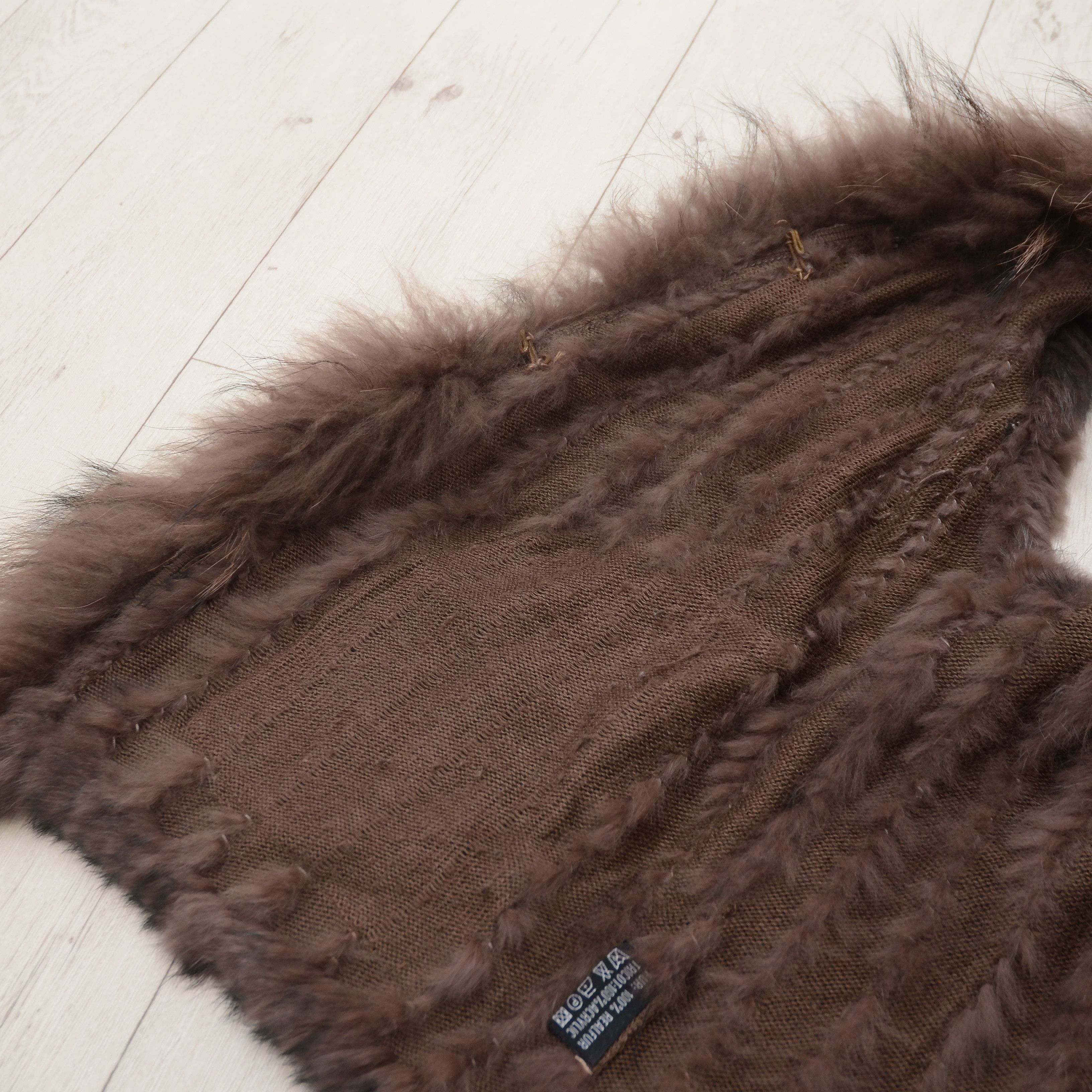 Vintage Oakwood Sleeveless Hooded Rabbit Fur Vest Y2K Avant-Garde Size L / US 10 / IT 46 - 11 Thumbnail