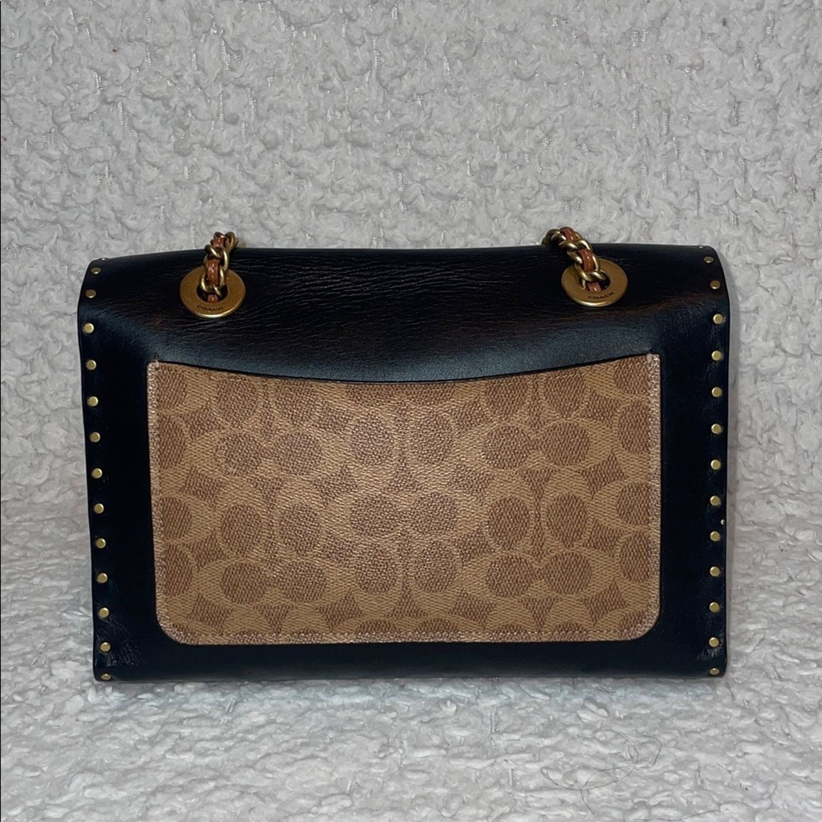 Coach Coach Parker 1941 Snakeskin Rivets Chain Bag Size ONE SIZE - 8 Thumbnail