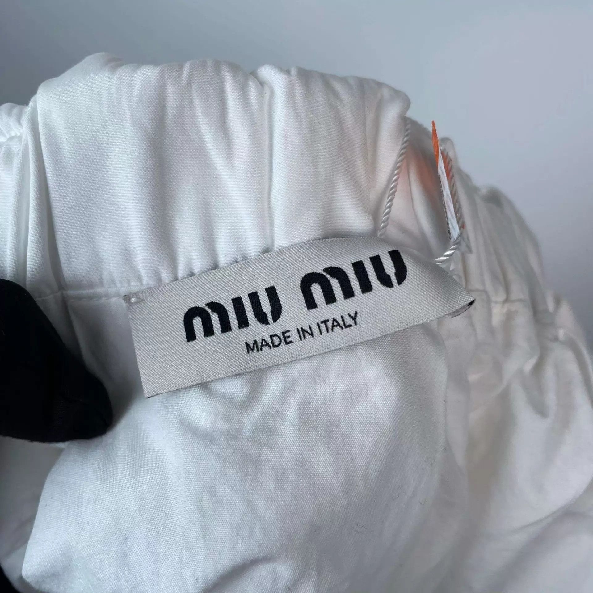 Miu Miu MIU MIU 98 New White Skirt 40 Size 27" / US 4 / IT 40 - 3 Thumbnail