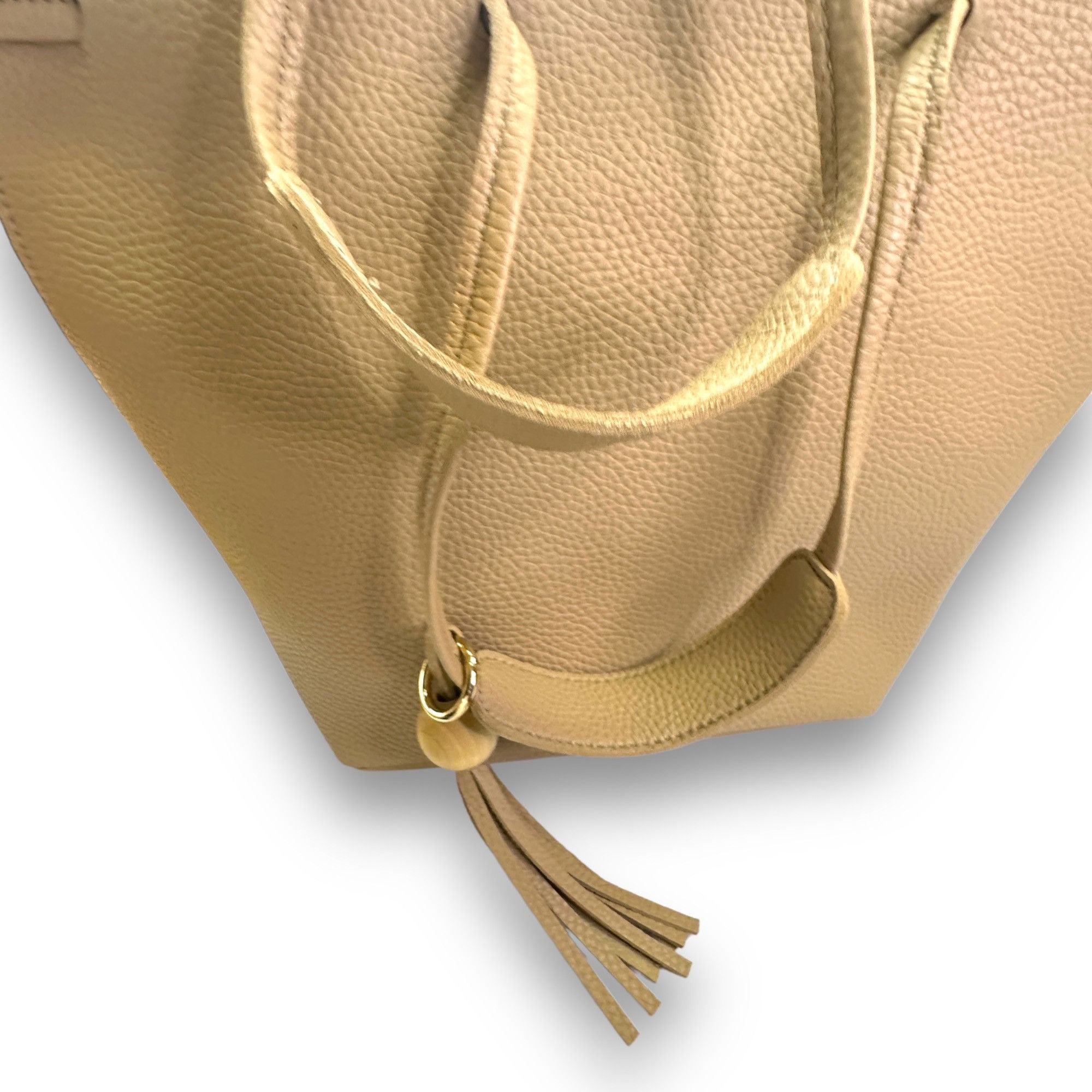 Designer Ellie Women's Bag Tote Handbag 3 Piece Set 100% Vegan Leathe Size ONE SIZE - 5 Thumbnail