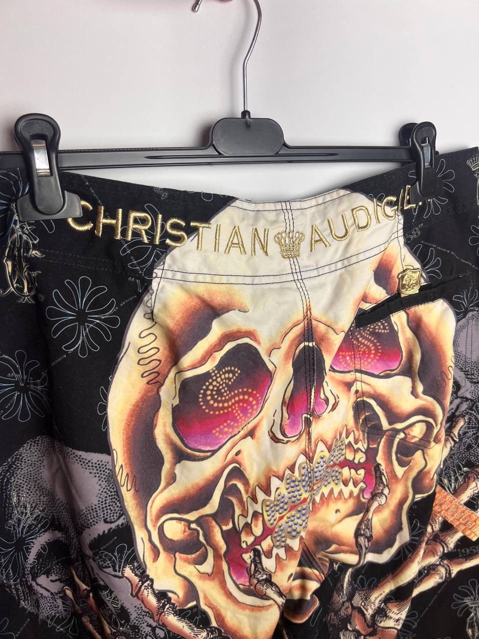 Christian Audigier × Ed Hardy Christian Audigier Ed Hardy Rare Print Shorts Size 32 Size US 32 / EU 48 - 6 Thumbnail