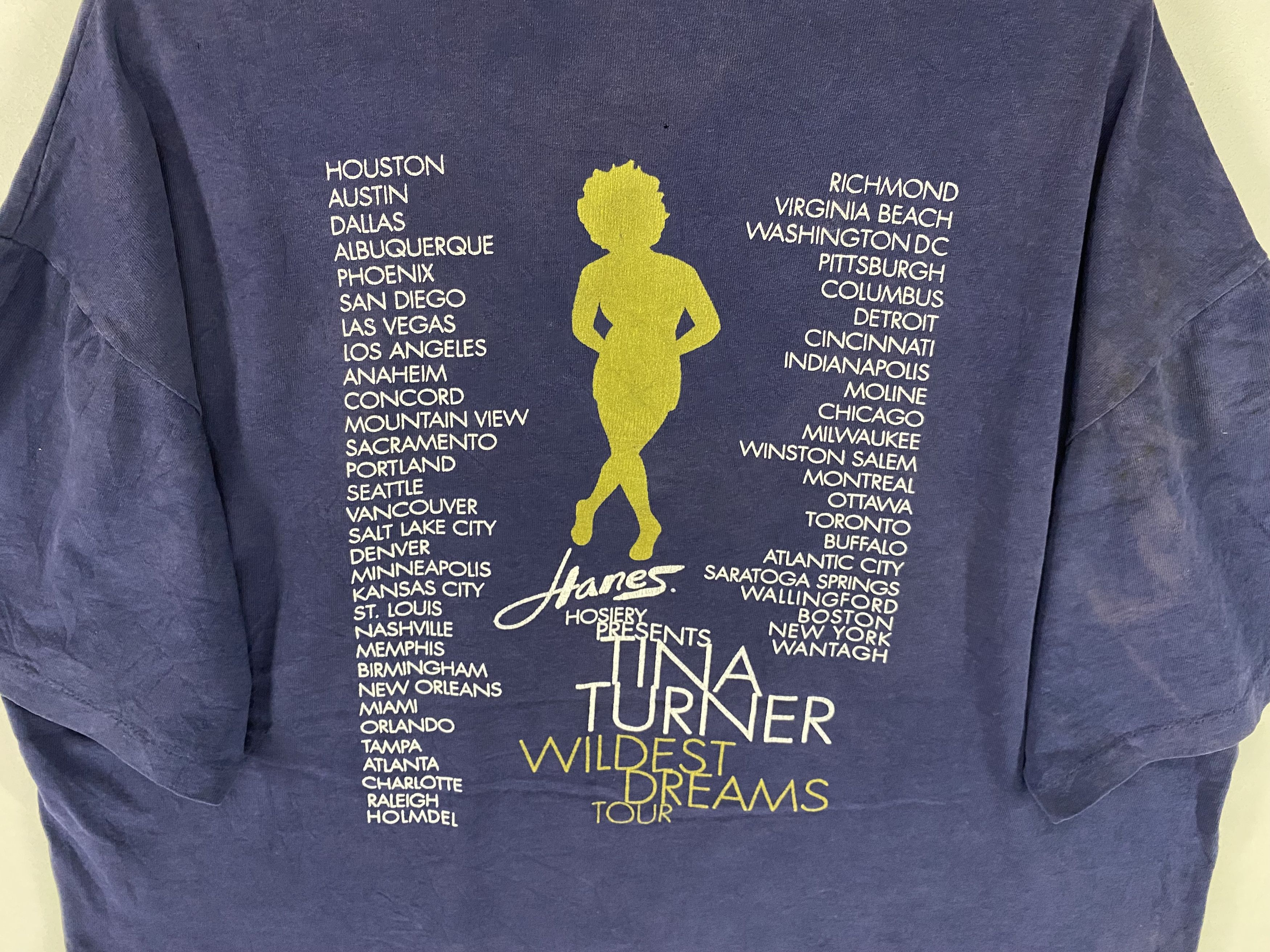 Band Tees × Vintage 90s Tina Turner wildest dreams tour distressed shirt Size US XL / EU 56 / 4 - 9 Thumbnail