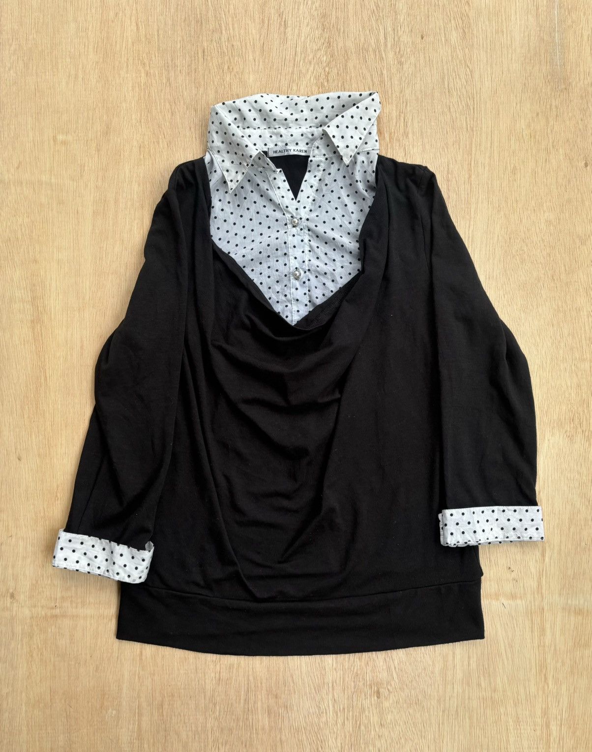 Designer × Japanese Brand Double Layer Healthy Karen Luxry Style Shirt Size US L / EU 52-54 / 3 - 1 Thumbnail