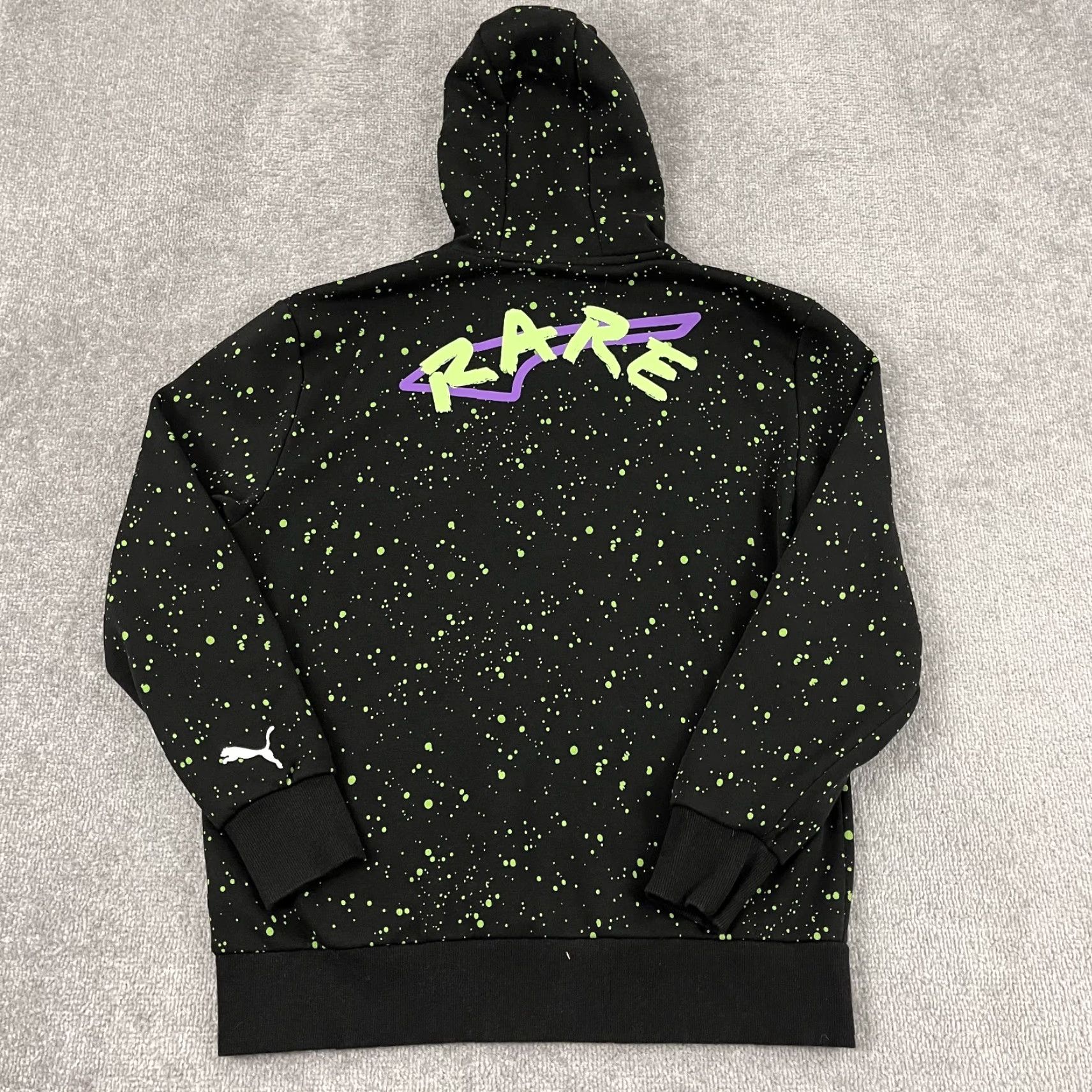Puma Puma x LaMelo Ball Not From Here Hoodie Mens Large Black Pullover Hoodie Classic Sports Size US L / EU 52-54 / 3 - 2 Thumbnail