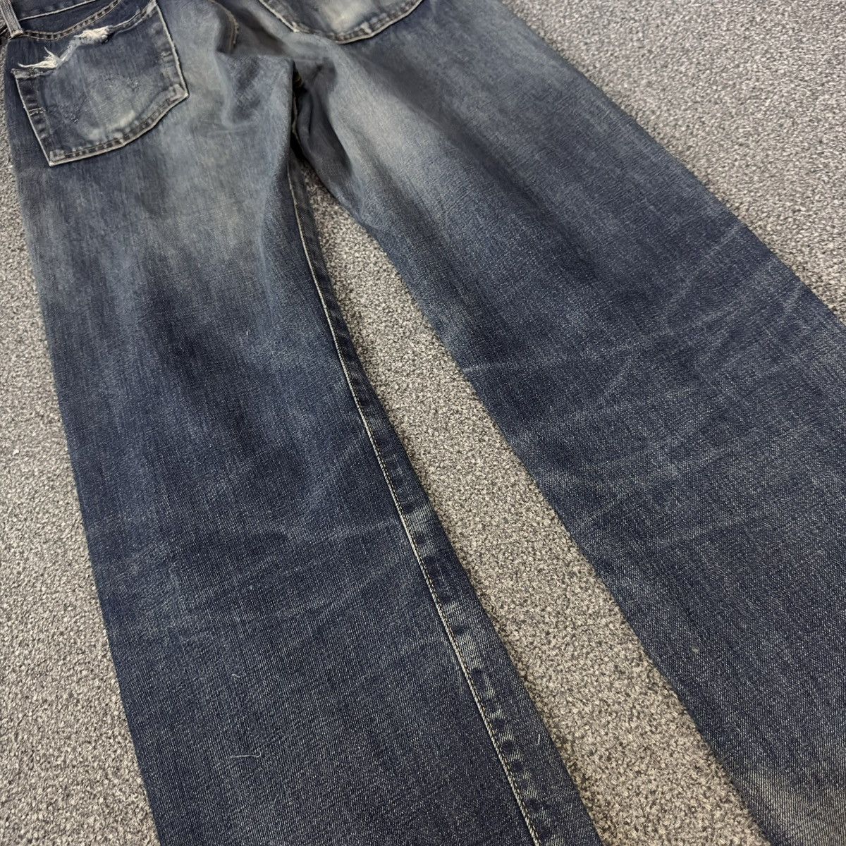 Kapital Vintage Japanese Denim Edwin 505sx Distressed Selvedge Baggy Size US 32 / EU 48 - 11 Thumbnail