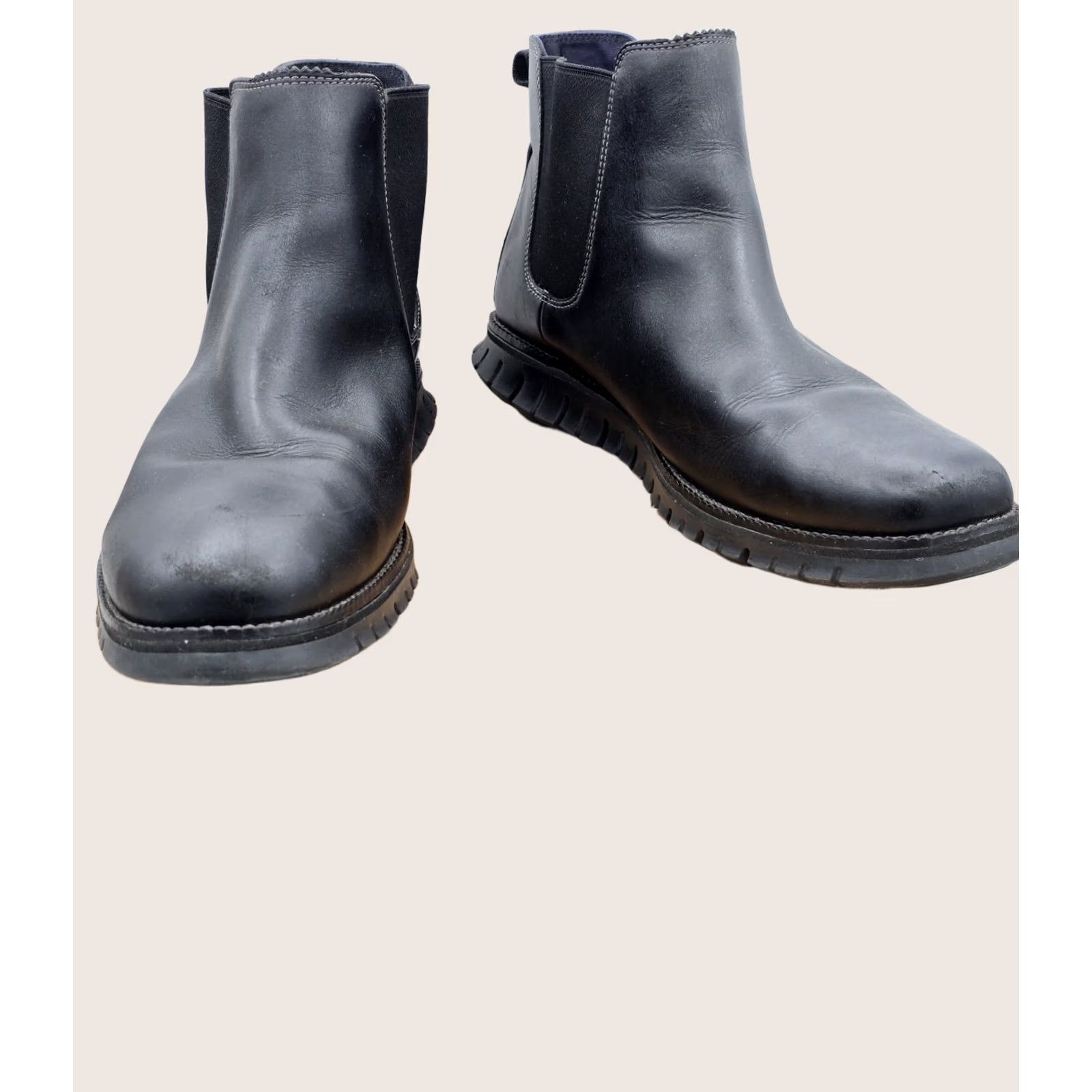Cole Haan Cole Haan Mens ZeroGrand C30163 Black Waterproof Chelsea Boots Size 13 Size US 13 / EU 46 - 1 Thumbnail