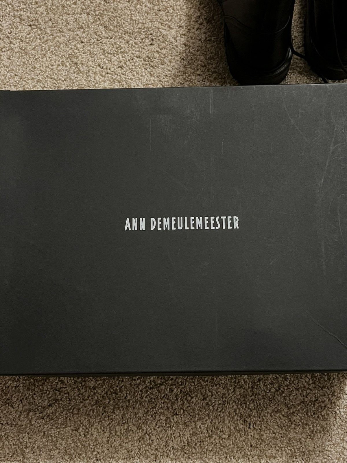 Ann Demeulemeester Black Leather Combat Boots Size US 10 / EU 43 - 6 Thumbnail