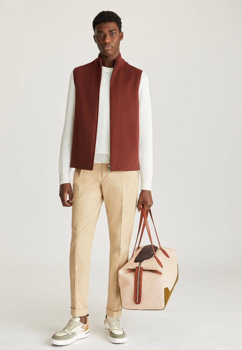 Loro Piana o1srvl11e0325 FAM3055 Size: OS / Fabric Bag in Multicolor Size ONE SIZE - 4 Thumbnail