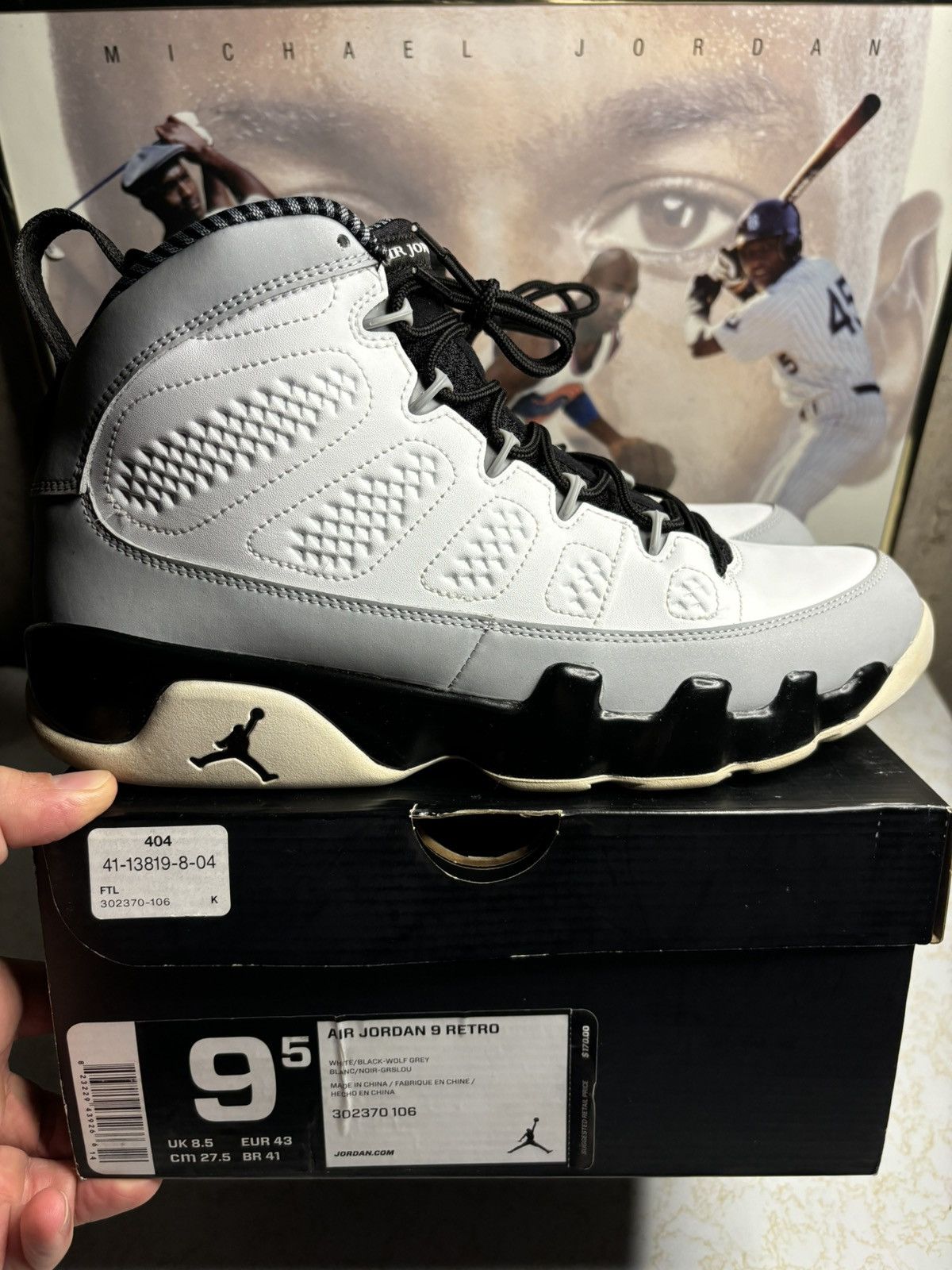 Jordan Brand Jordan Retro 9 ‘baron’ Size US 9.5 / EU 42-43 - 1 Thumbnail