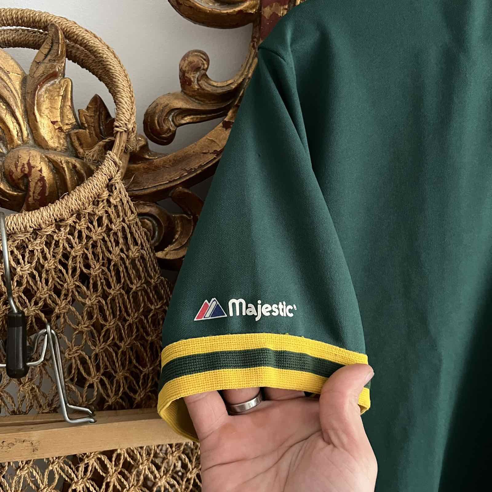 MLB × Majestic × Vintage Vintage Rawlings Oakland A’s Baseball Jersey Size XL 80s Size US XL / EU 56 / 4 - 4 Thumbnail