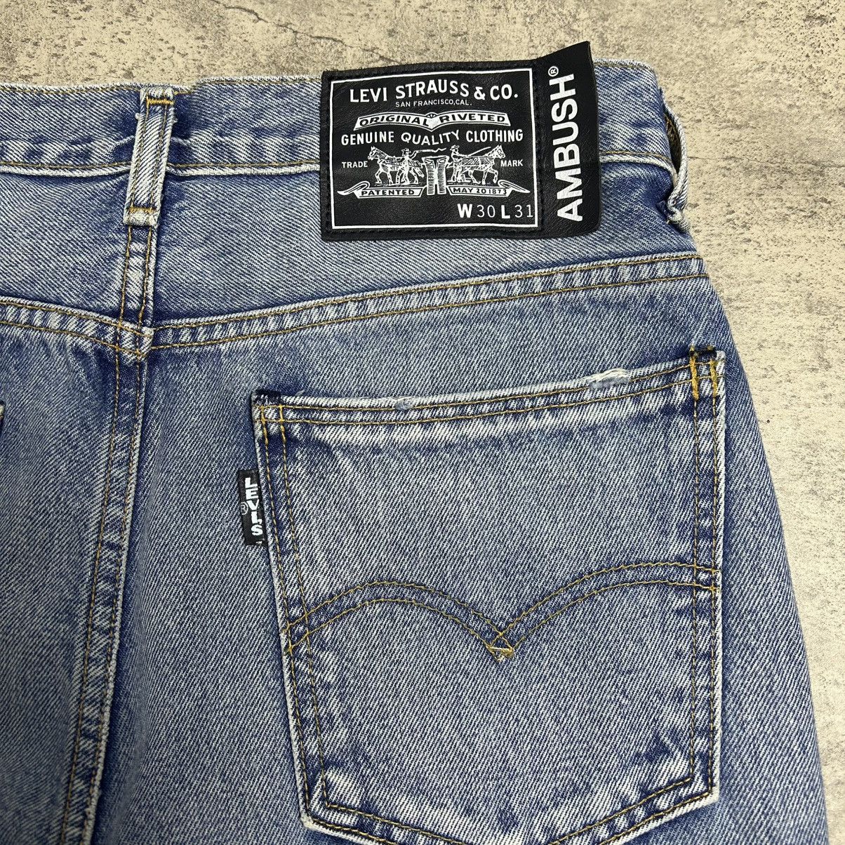 Ambush Design Levis x AMBUSH Pants Bluewash Size US 30 / EU 46 - 14 Thumbnail