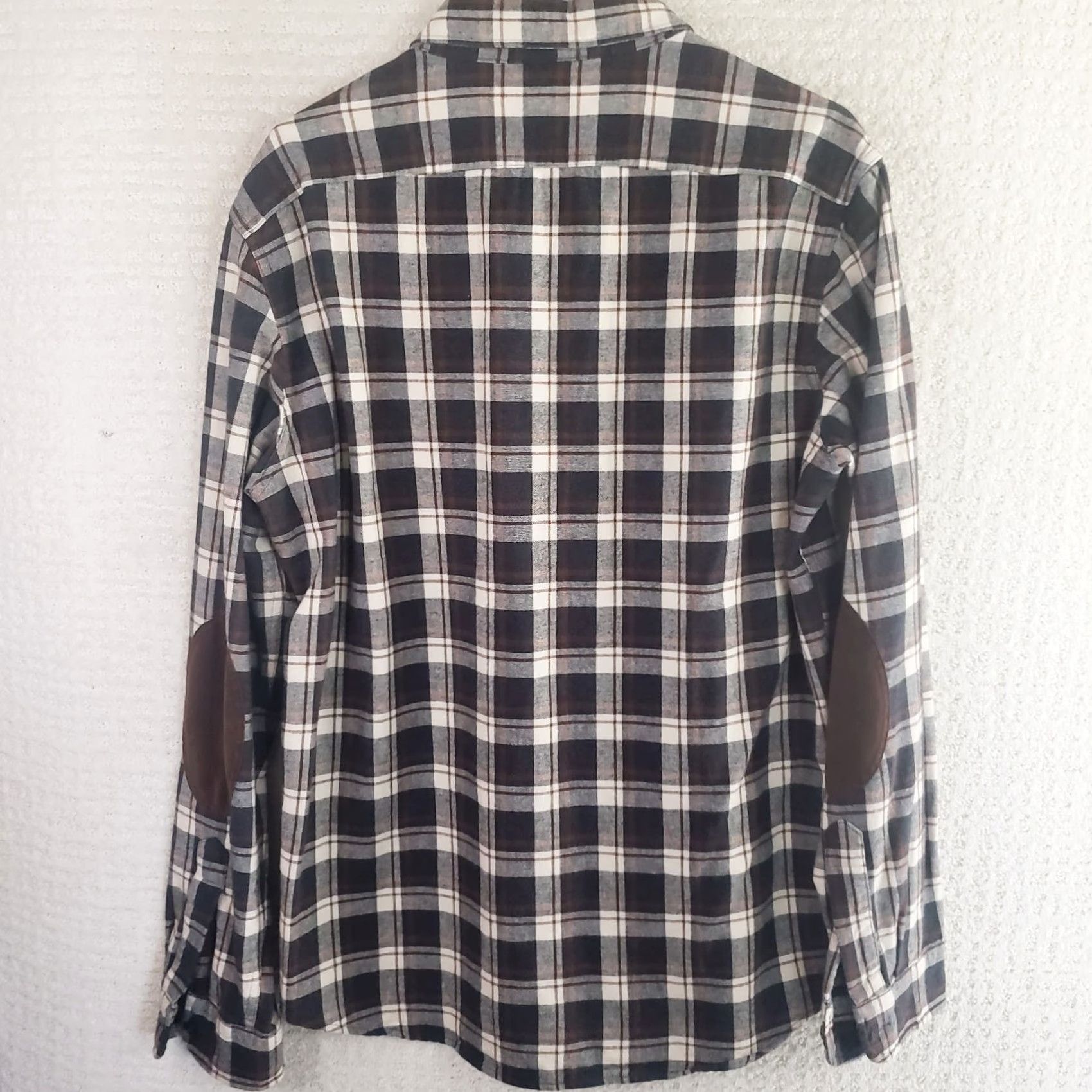 J.Crew J.CREW Mercantile Flex Shirt Men L Multicolor Plaid Flannel Button-Up, Long Sleeve, Cotton Spandex, Classic Fit, Elbow Pads, Pockets, Casual Wear Size US L / EU 52-54 / 3 - 7 Thumbnail