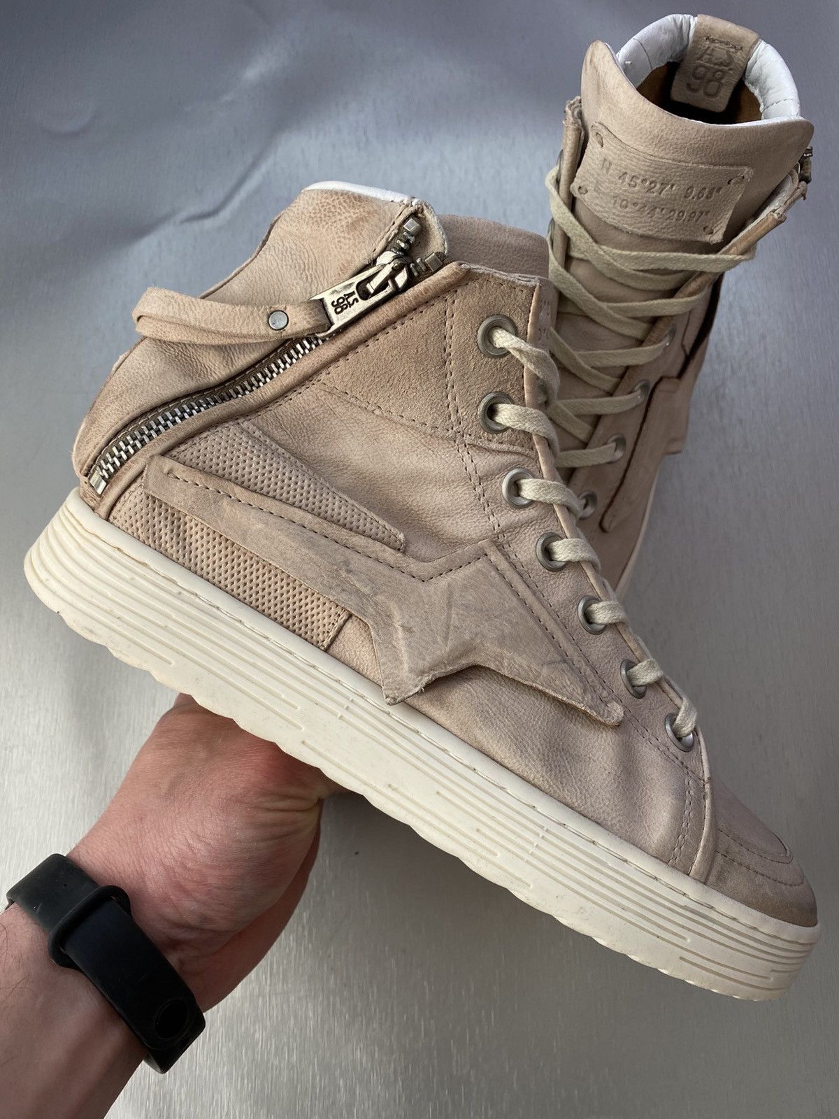 A.S. 98 Airstep Damen Sneaker Mid Top Adler Echtleder