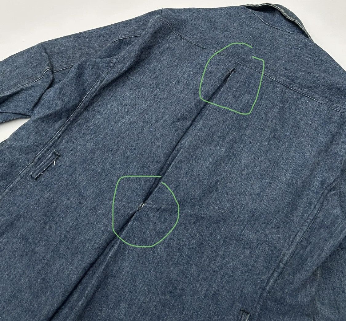 Nigel Cabourn × Vintage 60’s Lybro of Liverpool Coverall Denim Jacket Pre-Cabourn Size US L / EU 52-54 / 3 - 11 Thumbnail