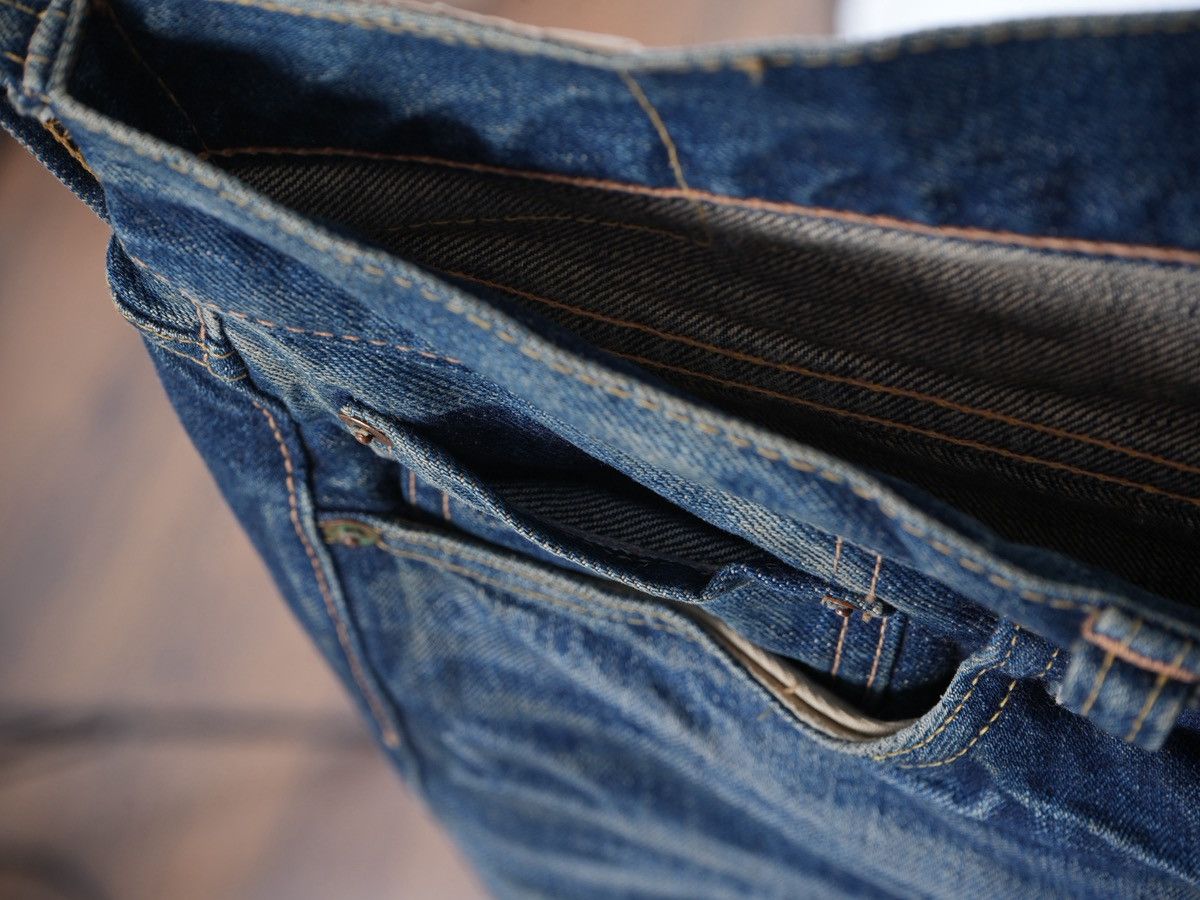 Sugar Cane Sugarcane 901 Wash Selvedge Lone Star Distressed Denim Jeans Size US 34 / EU 50 - 9 Thumbnail