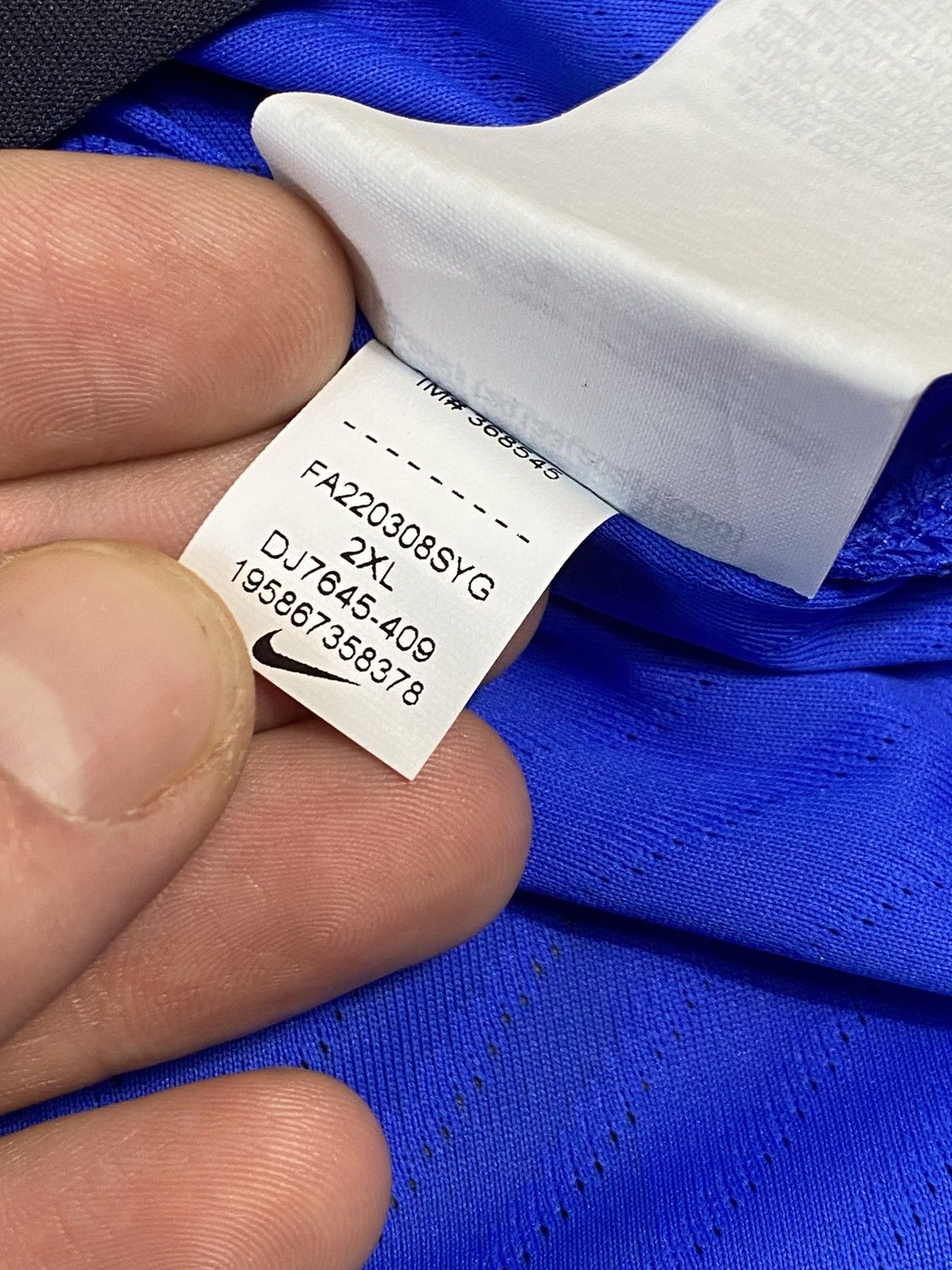 Nike Inter Milan Home Shirt 2022/23 Authentic Player Version XXL Size US XXL / EU 58 / 5 - 6 Thumbnail