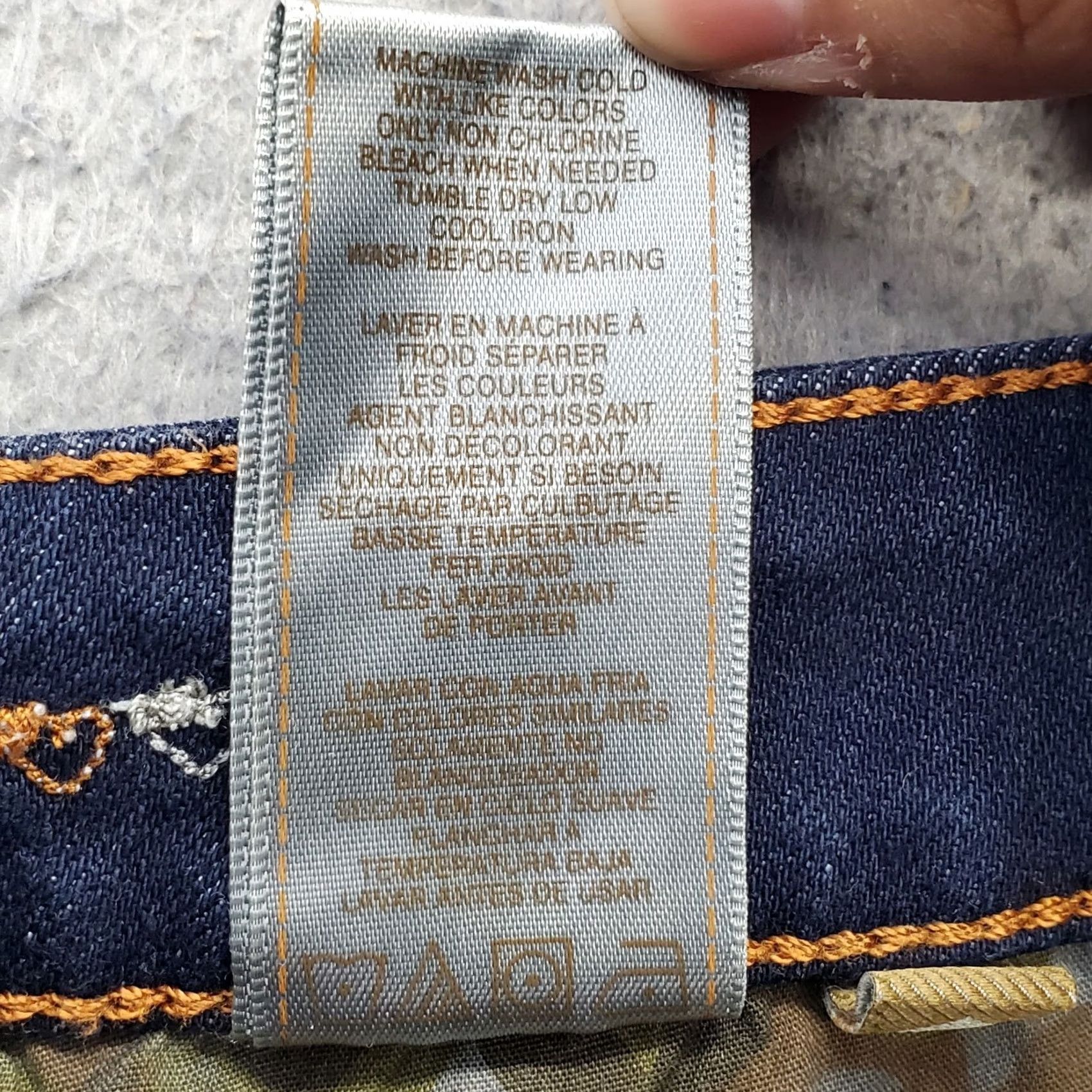 Denime Dittos Womens Shorts Blue Dark Wash Mid Rise Denim 5-Pocket Cuffed Stretch 27 Size 27" / US 4 / IT 40 - 8 Thumbnail