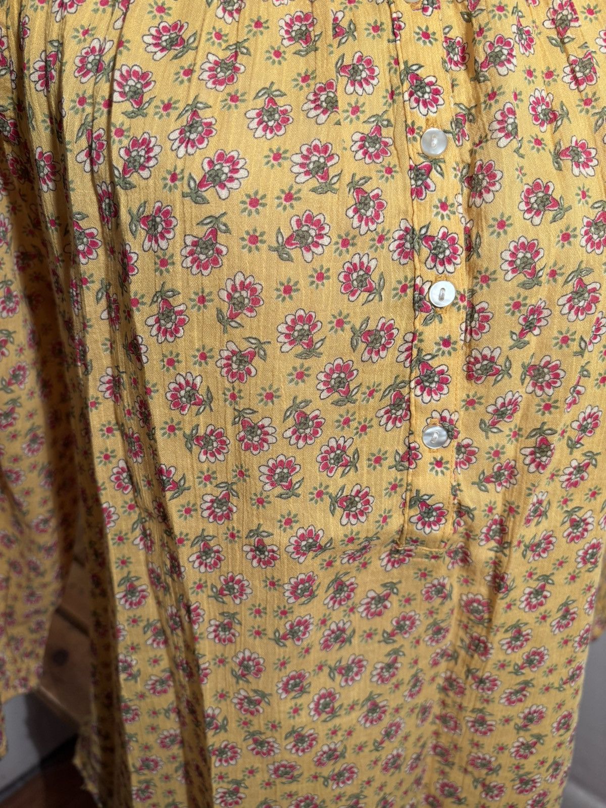 Other Chaps Floral Peasant Blouse Size S / US 4 / IT 40 - 3 Thumbnail