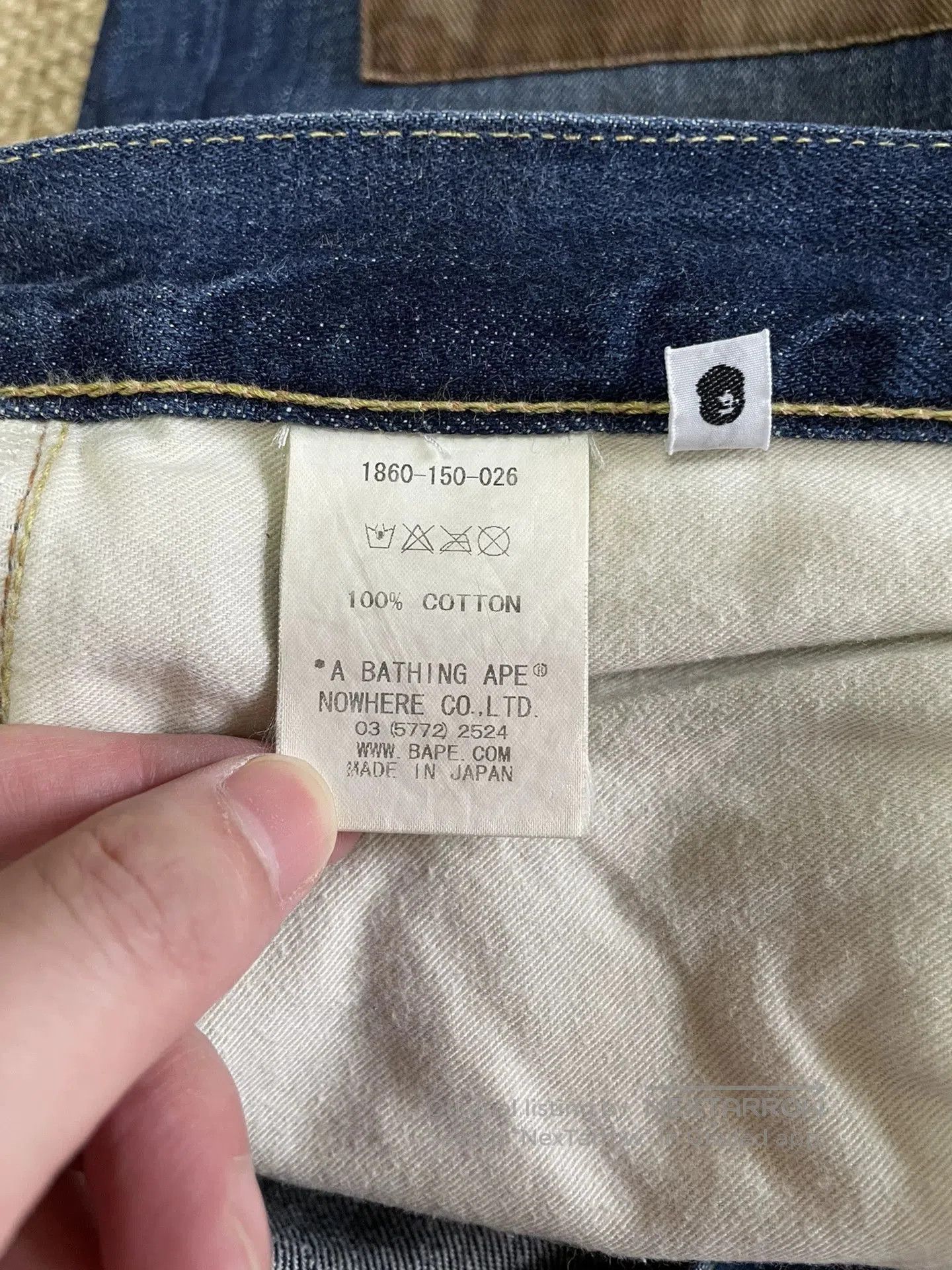 Bape BAPE Camo Distressed Denim Pants. Size US 26 / EU 42 - 7 Thumbnail