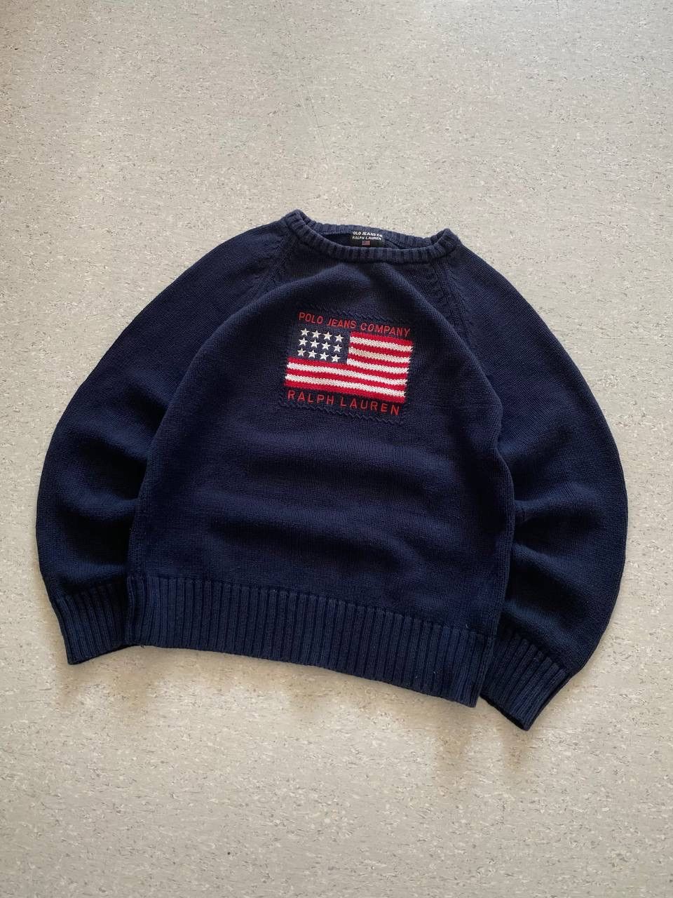 Polo Ralph Lauren × Vintage 00s Polo Ralph Lauren Sweater Streetwear Big Logo Vintage Size M / US 6-8 / IT 42-44 - 2 Thumbnail