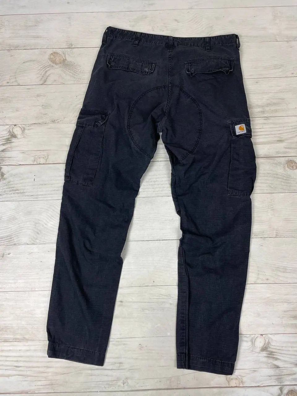Carhartt Vintage Carhartt WIP Cargo Pants DistrIssed Work Size US 36 / EU 52 - 1 Thumbnail