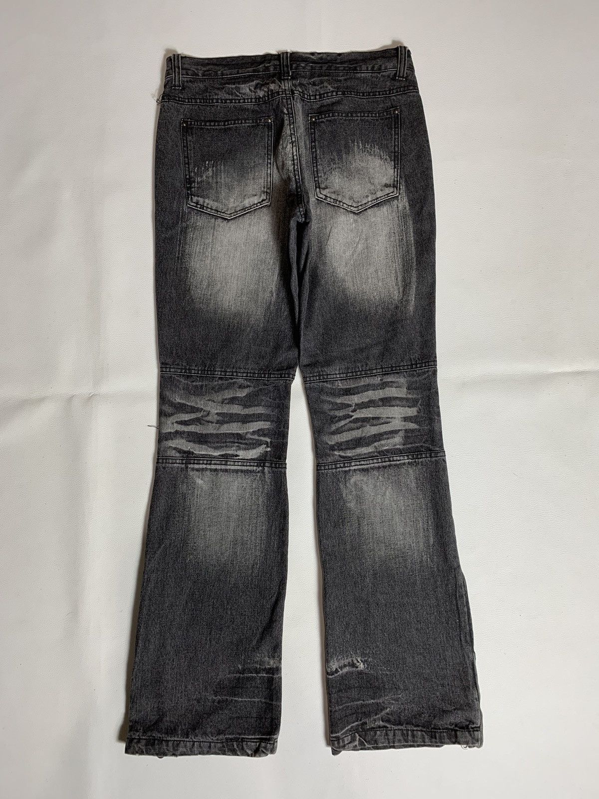 Beauty Beast 💥BINDING OFFER💥Japanese Topism Washed Bootcut Denim Pants Size US 32 / EU 48 - 2 Thumbnail