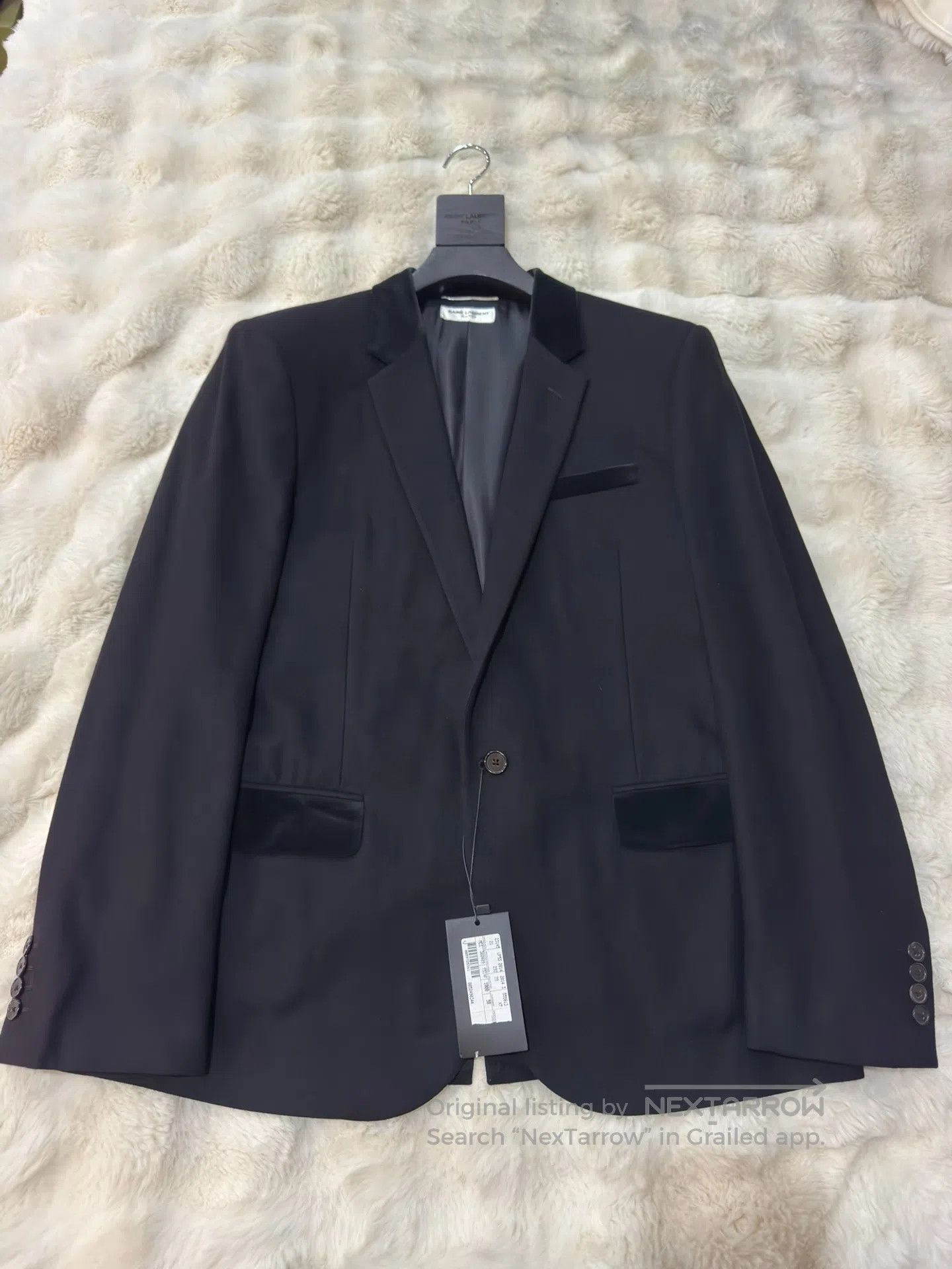 Saint Laurent Paris Saint Laurent Paris Wool and Velvet Blended Suit| Size US M / EU 48-50 / 2 - 1 Thumbnail