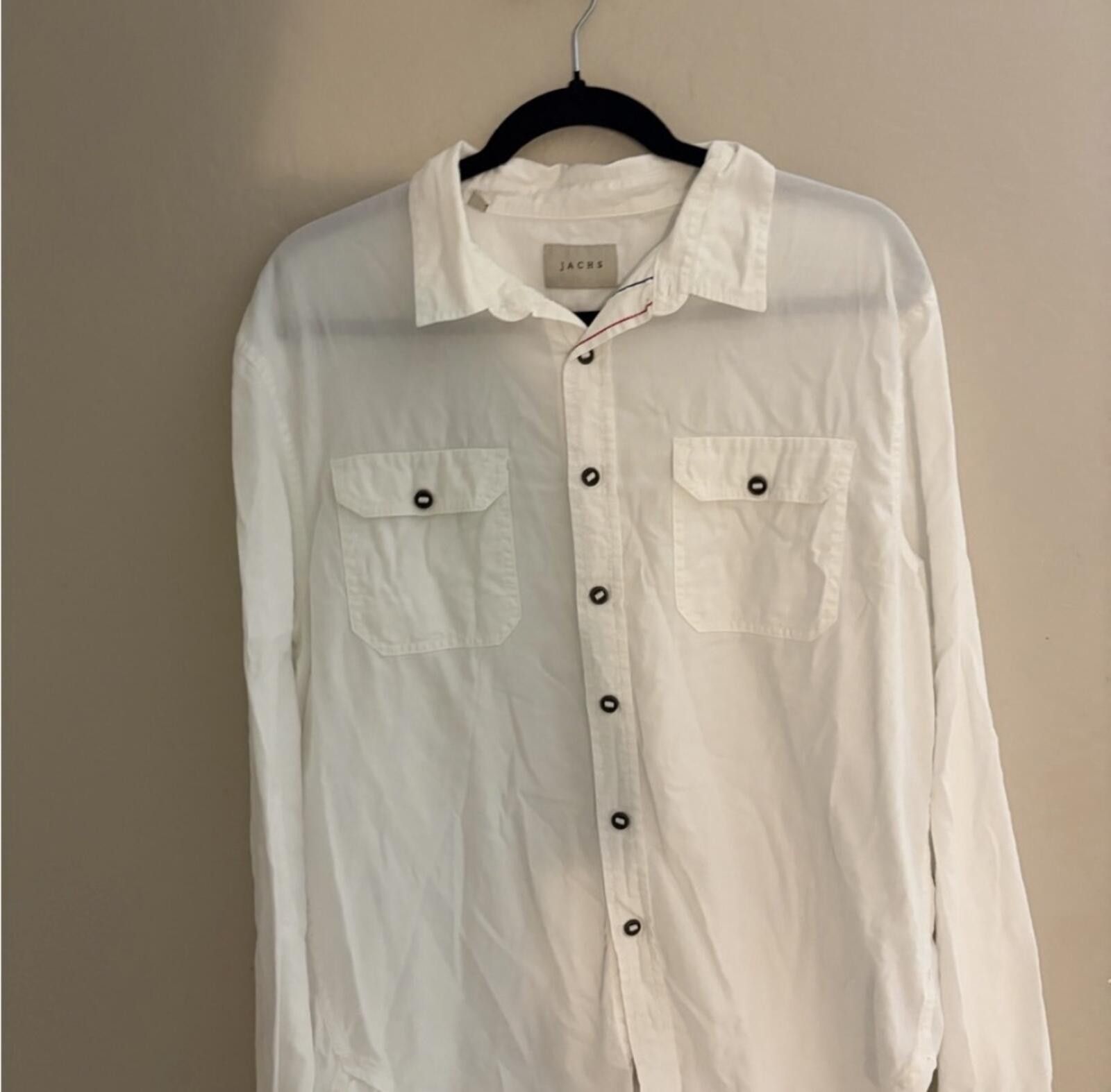 Michael Jackson Jachs Classic White Shirt with Subtle Accents Size M / US 6-8 / IT 42-44 - 1 Thumbnail