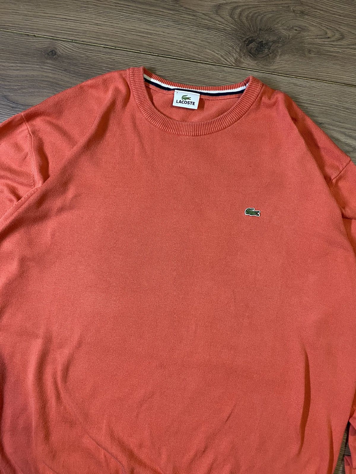Lacoste × Vintage Vintage Lacoste Logo Sweater Luxury Old Money Size US XXL / EU 58 / 5 - 4 Thumbnail
