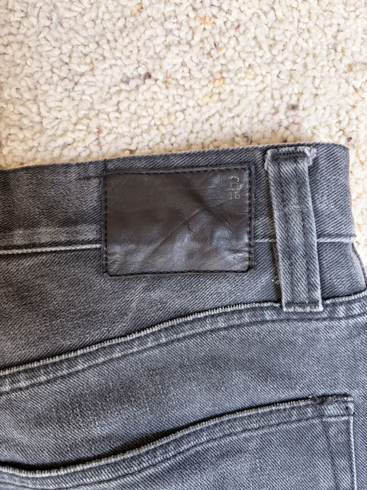 R13 Vintage r13 black denim jeans Size US 34 / EU 50 - 5 Thumbnail
