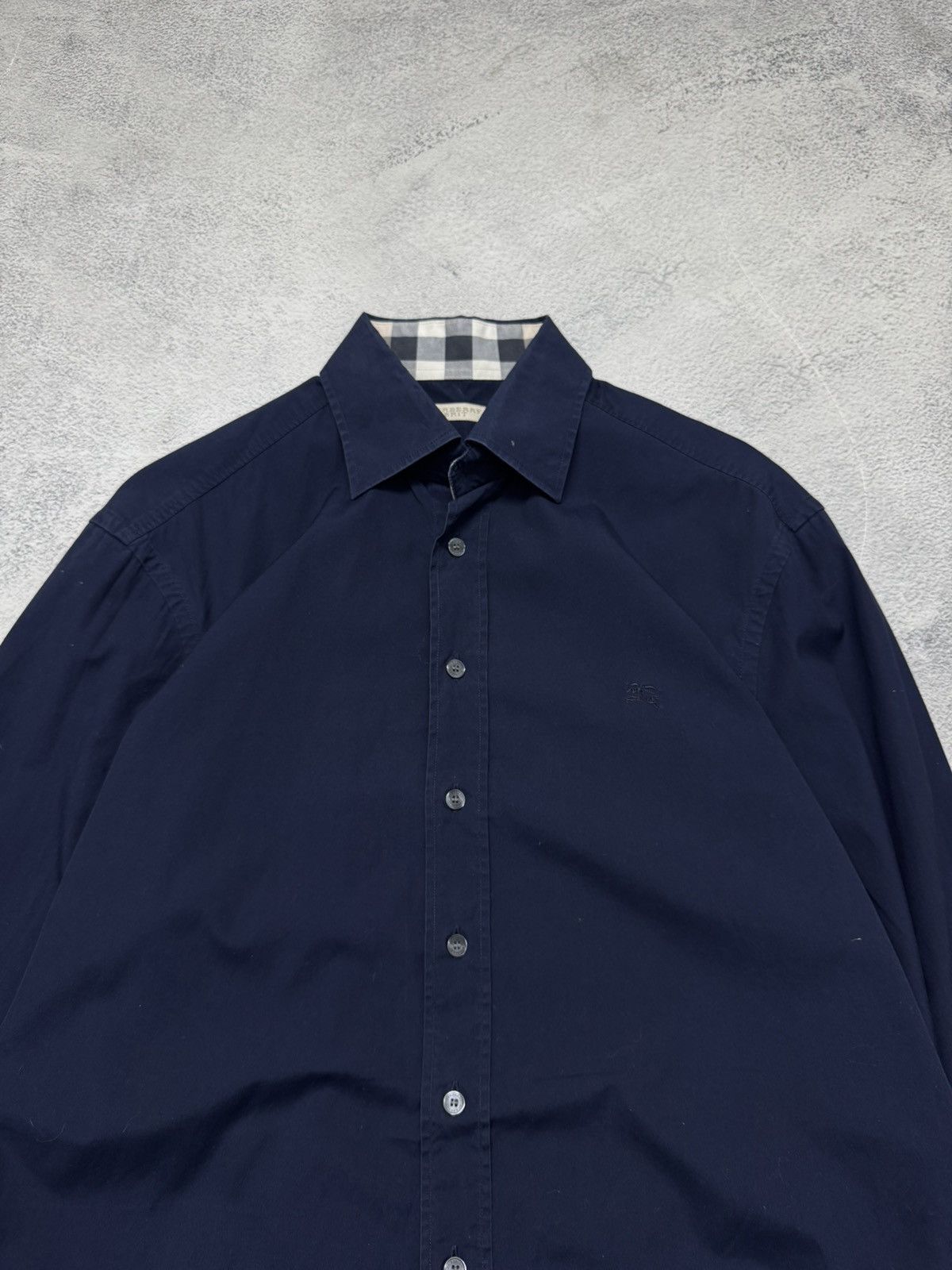 Burberry Vintage Y2k Luxury Burberry Brit Button-Up Shirt Size US L / EU 52-54 / 3 - 5 Thumbnail