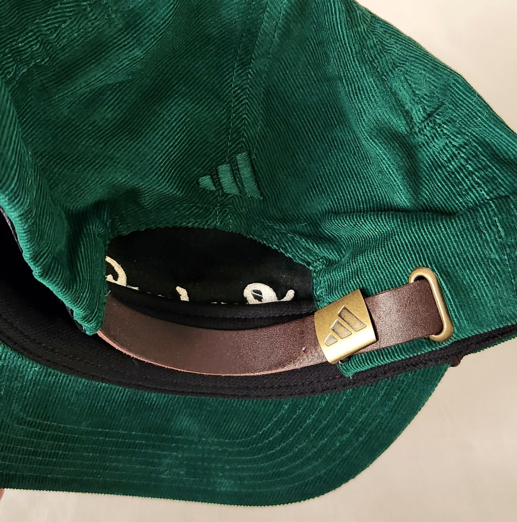 Adidas Adidas Sunday Pins Green Golf Leather adjustable Corduroy Size ONE SIZE - 4 Thumbnail
