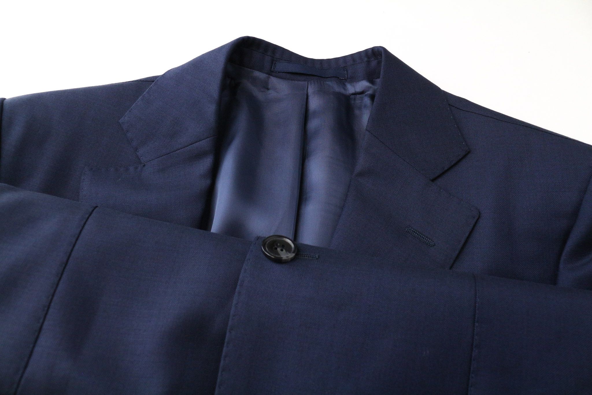 Suitsupply LAZIO UK36L Blue Wool 2 Piece Suit 74761 Size 36R - 7 Thumbnail