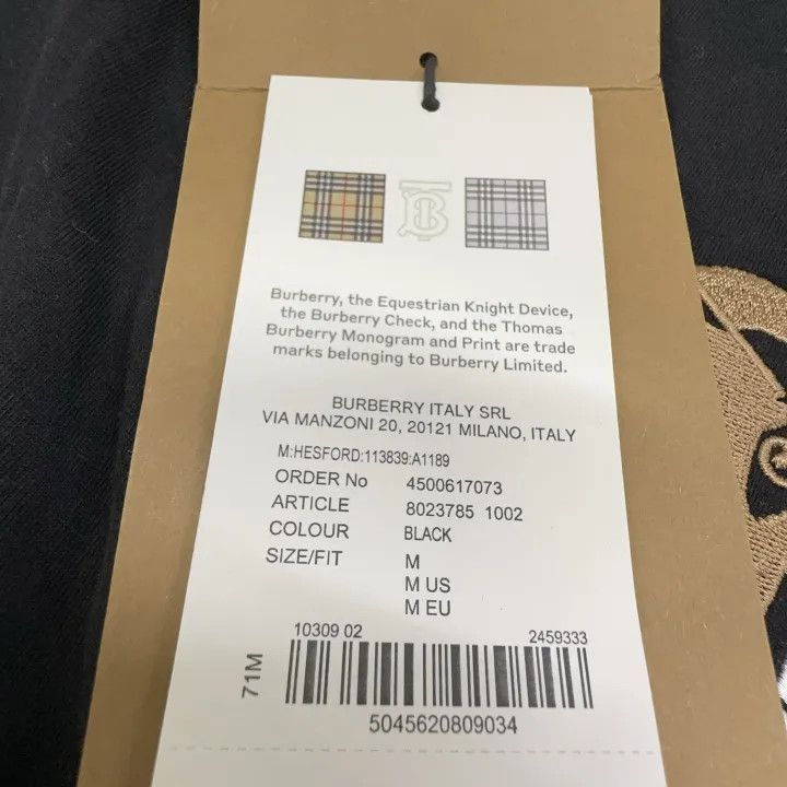 Burberry Burberry Burberry Equestrian Knight Logo Cotton T-Shirt-25 Size US M / EU 48-50 / 2 - 8 Thumbnail