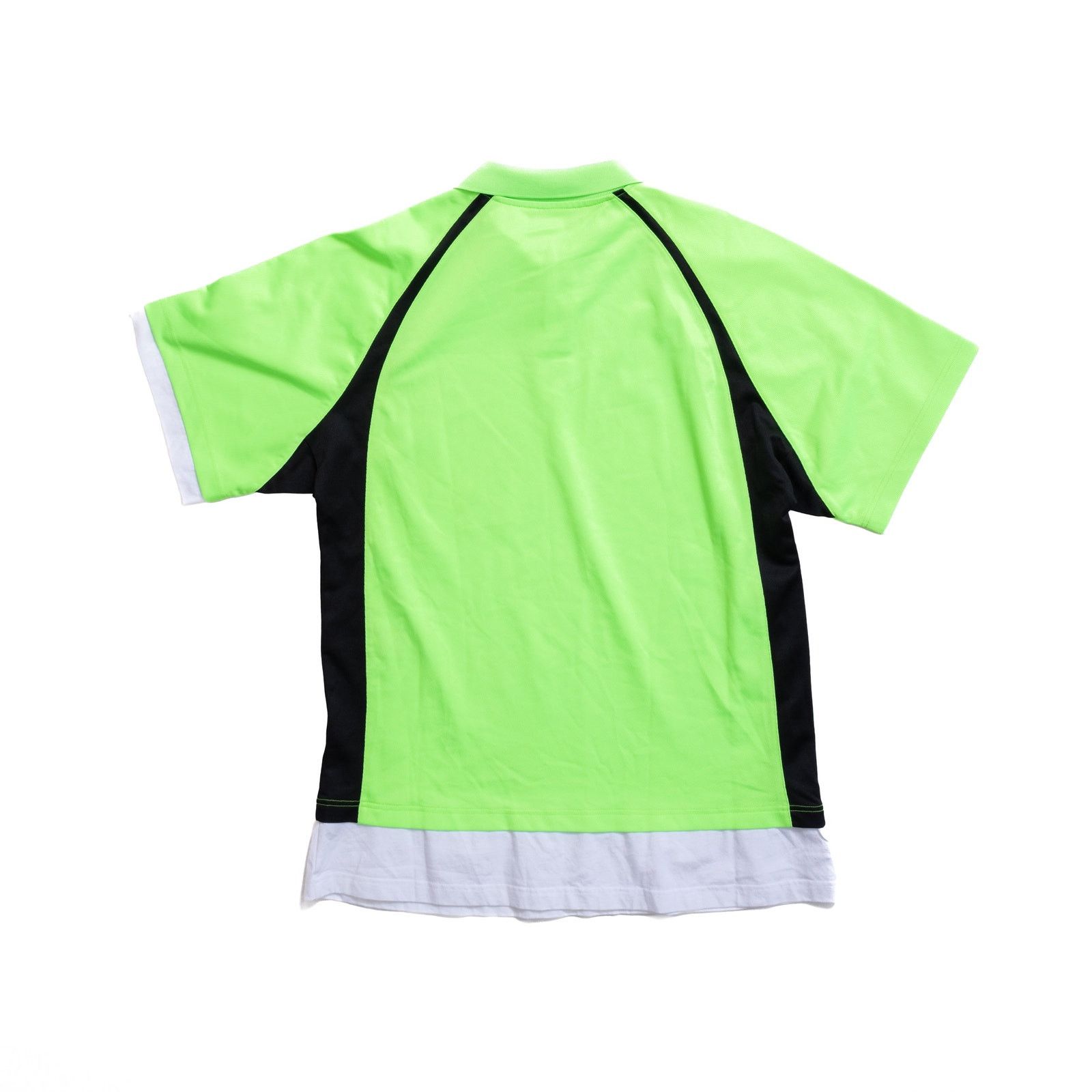 Balenciaga Balenciaga FW21 Layered Neon Polo Tee Size US L / EU 52-54 / 3 - 2 Thumbnail