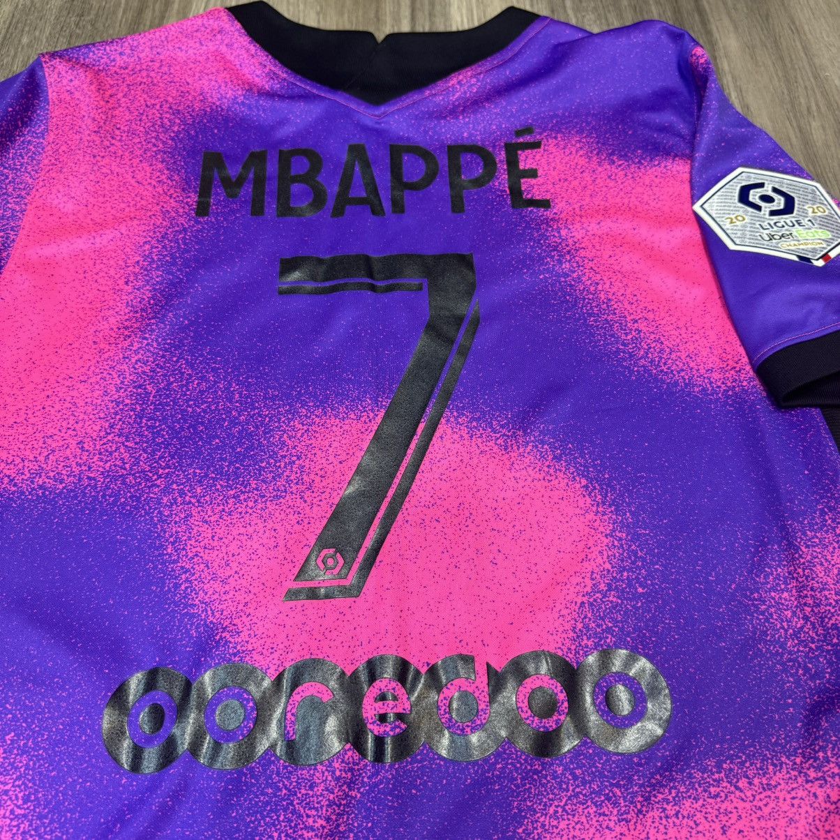 Jordan Brand × Nike PSG 20/21 fourth away shirt #7 Mbappe Size US S / EU 44-46 / 1 - 4 Thumbnail