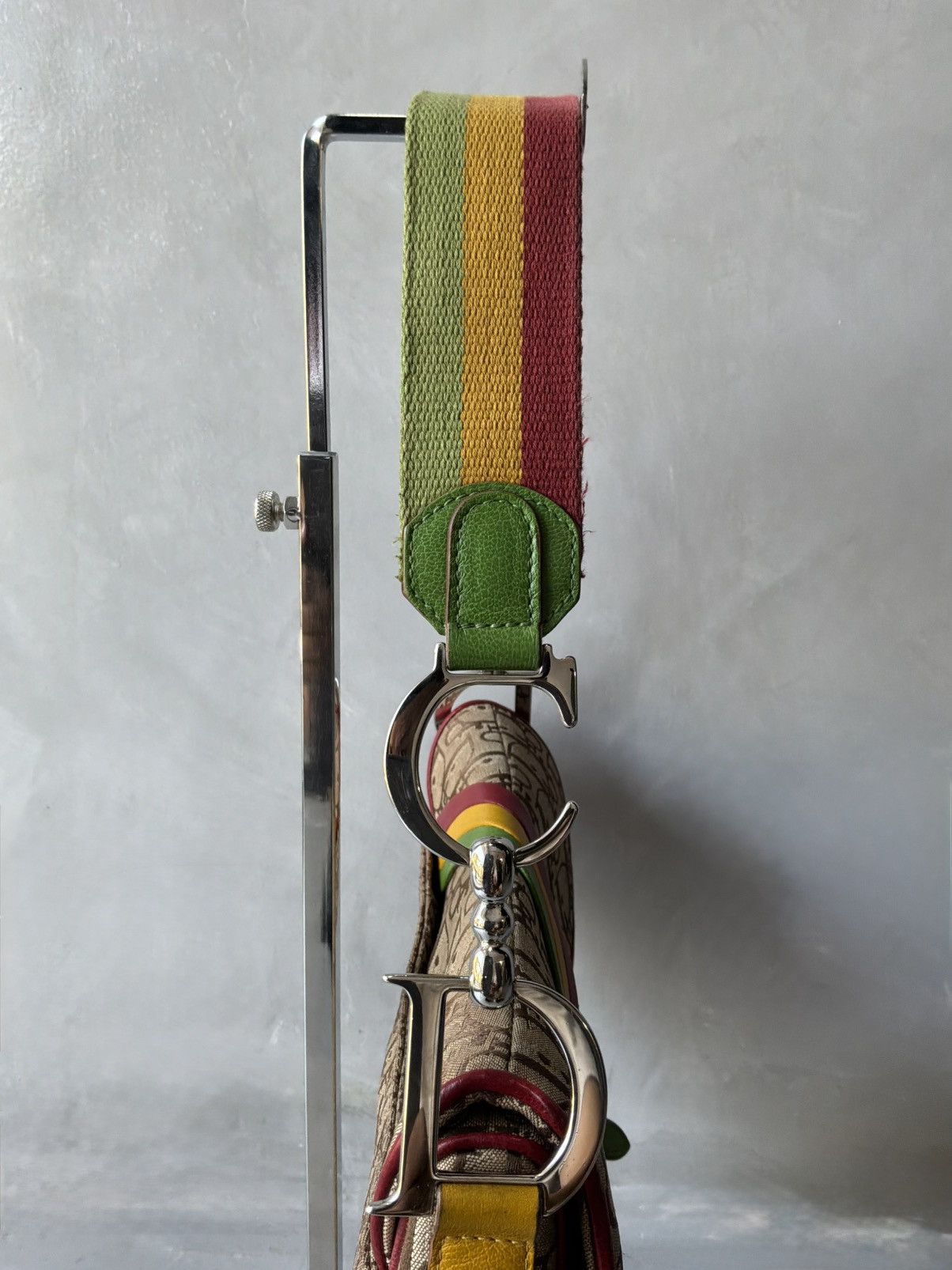 Dior Dior - Galliano Era - Rasta Saddle Bag Size ONE SIZE - 8 Thumbnail