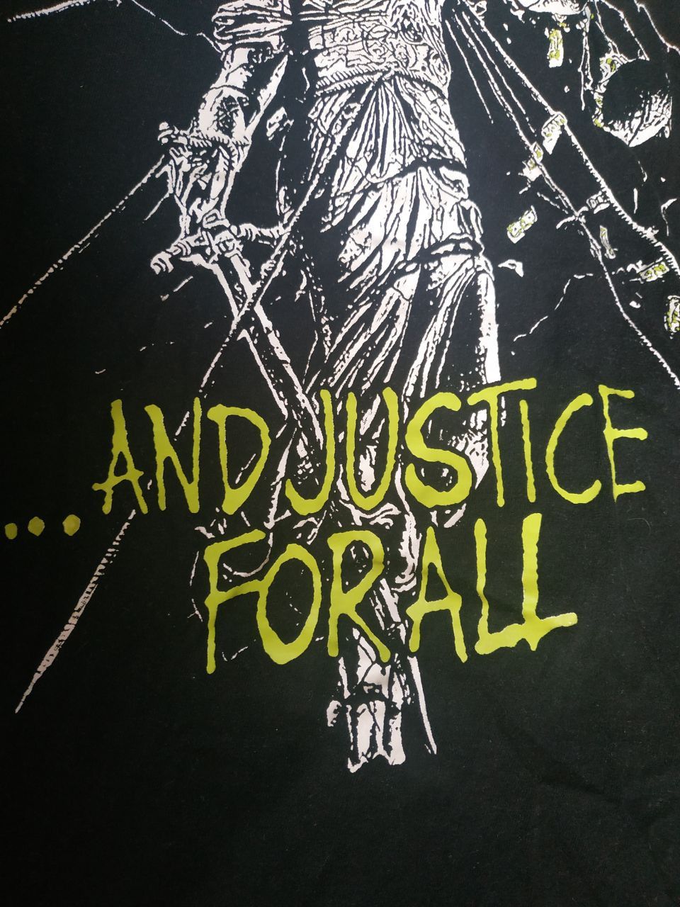 Vintage Metallica And Justice For All T-Shirt L Double Sided Track Size US L / EU 52-54 / 3 - 4 Thumbnail