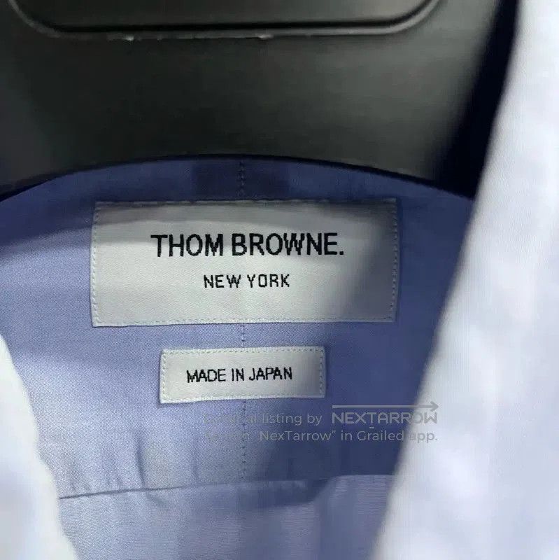 Other Thom Browne Blue Cotton Men's Shirt . Size US M / EU 48-50 / 2 - 3 Thumbnail