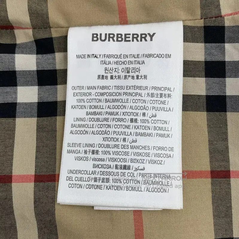 Burberry Burberry Women's Black Cotton Trench Coat. Size L / US 10 / IT 46 - 6 Thumbnail