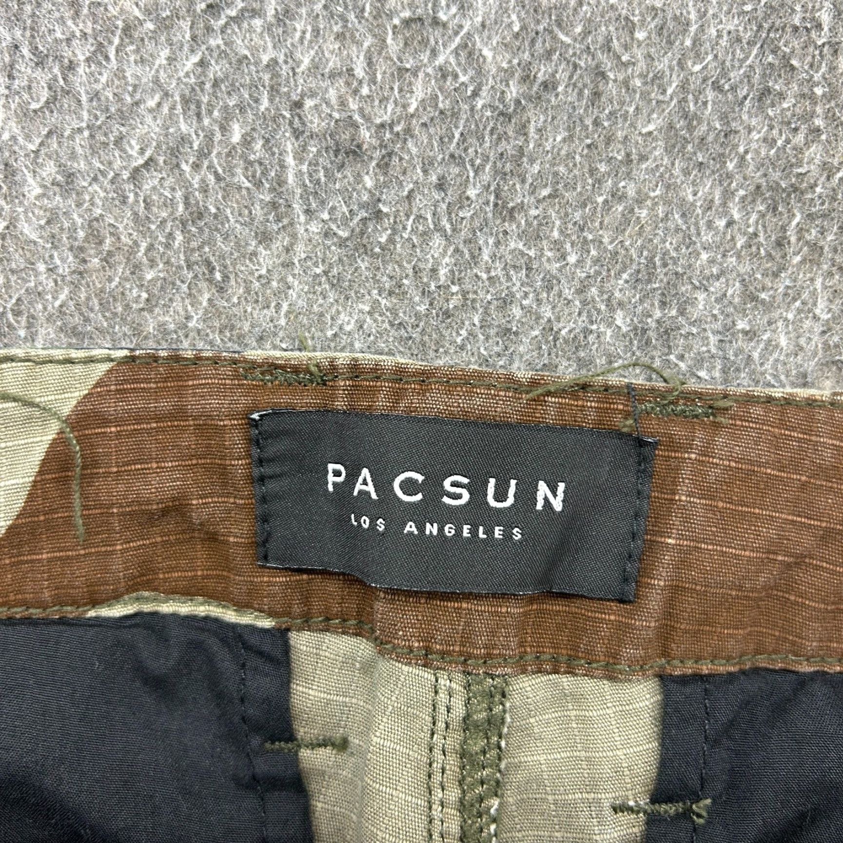 Pacsun VINTAGE PacSun Pants Mens 30x30 Camo Cargo Straight Combat Military Ripstop Woodland Size US 30 / EU 46 - 4 Thumbnail