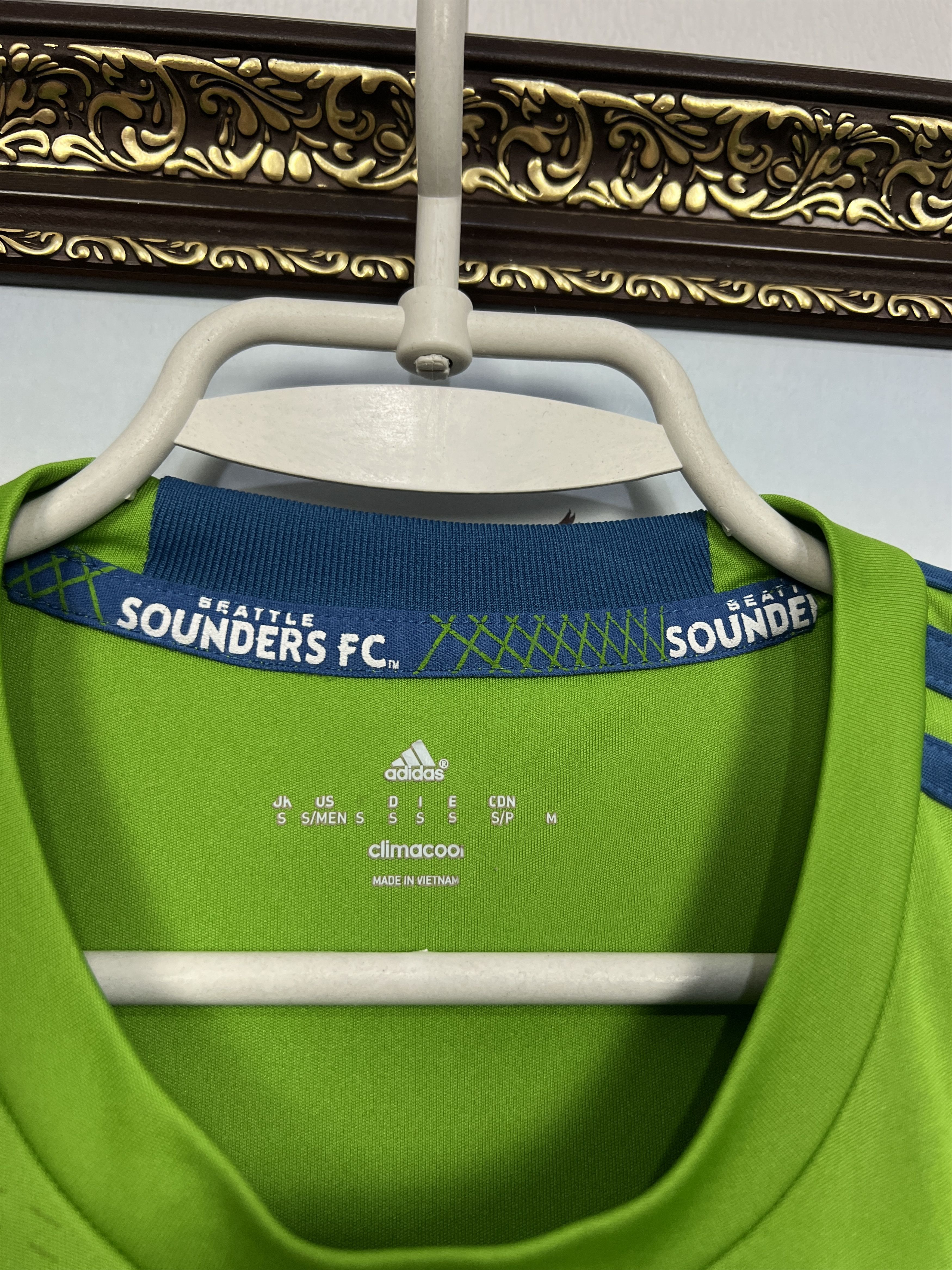 Adidas Seattle Sounders Home football shirt Soccer Jersey Trikot Size US S / EU 44-46 / 1 - 6 Thumbnail