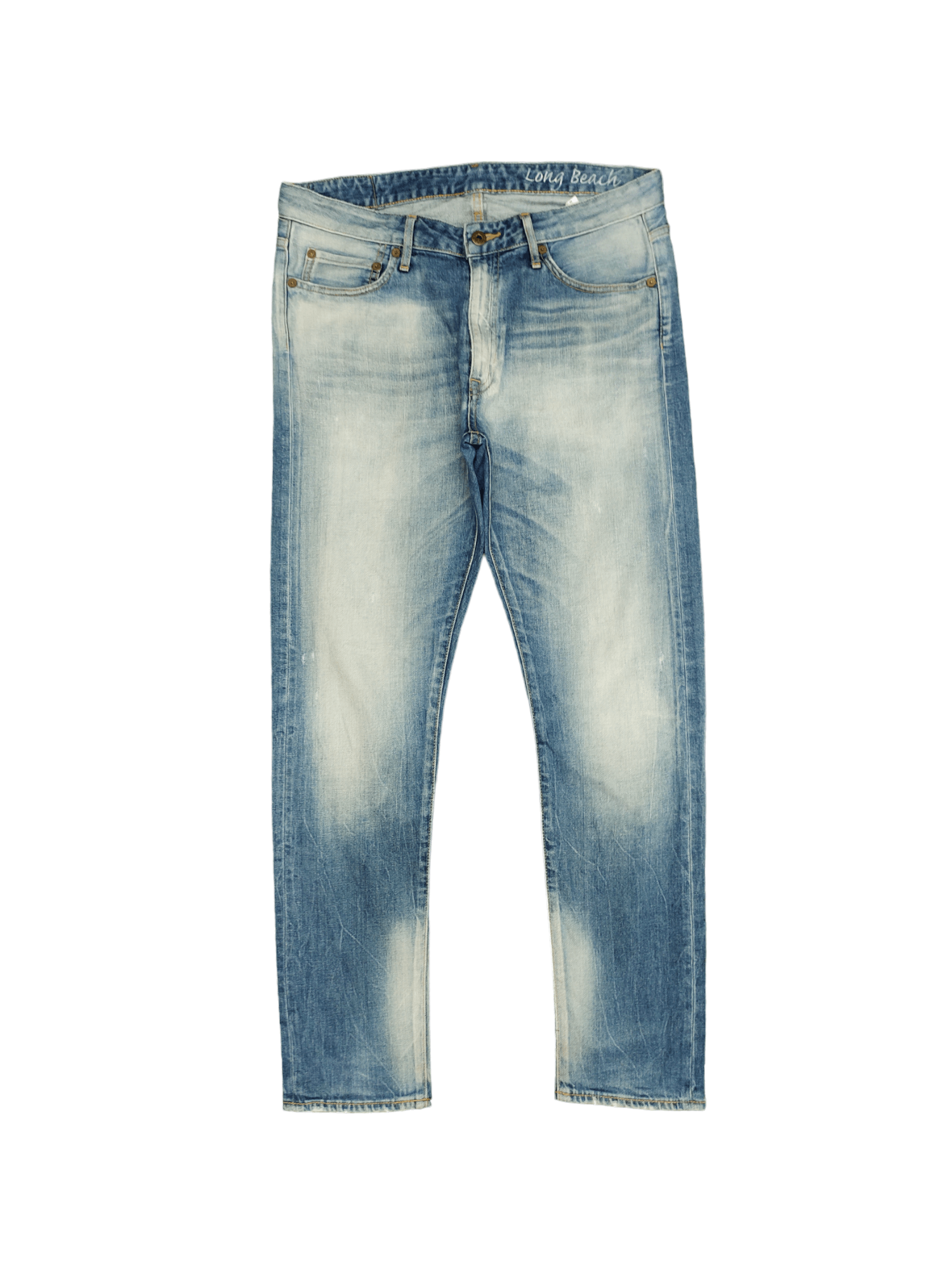 Japan Blue Japan Blue 'Long Beach' Denim Pants Straight Tight Size US 32 / EU 48 - 1 Thumbnail